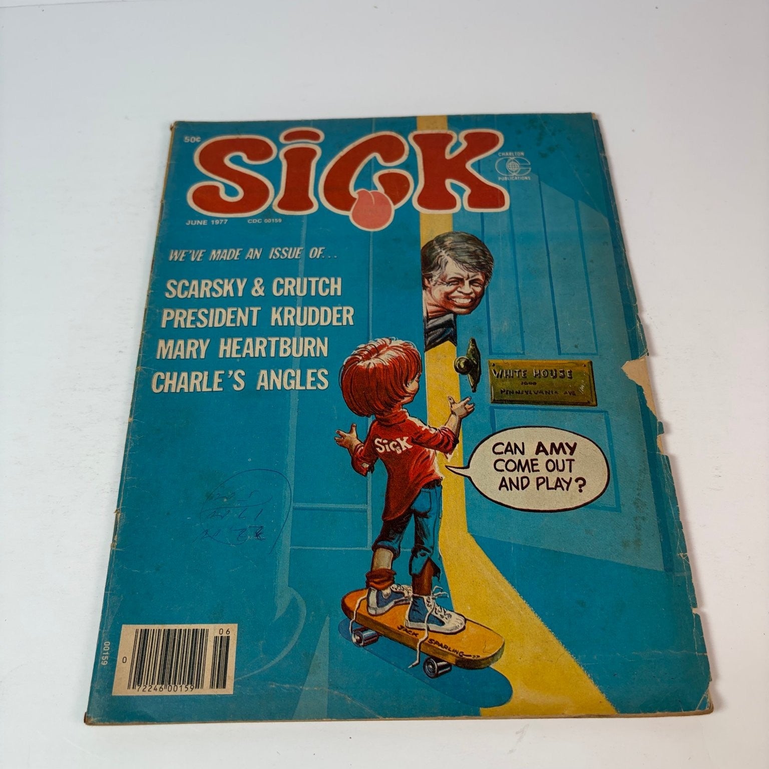 Sick Magazine June 1977 President Carter White House Parody Humor Satire
