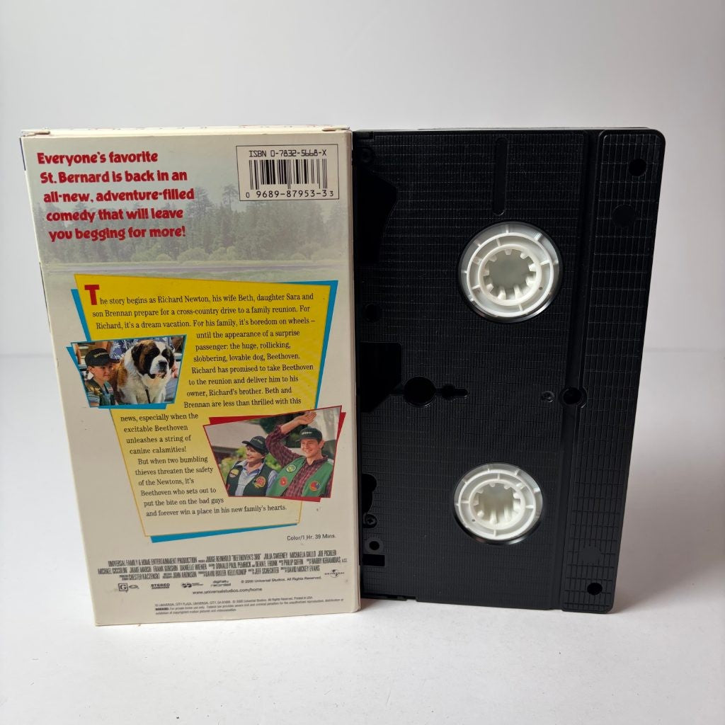 Beethoven's 3rd VHS 2000 Judge Reinhold Universal Family Comedy St Bernard