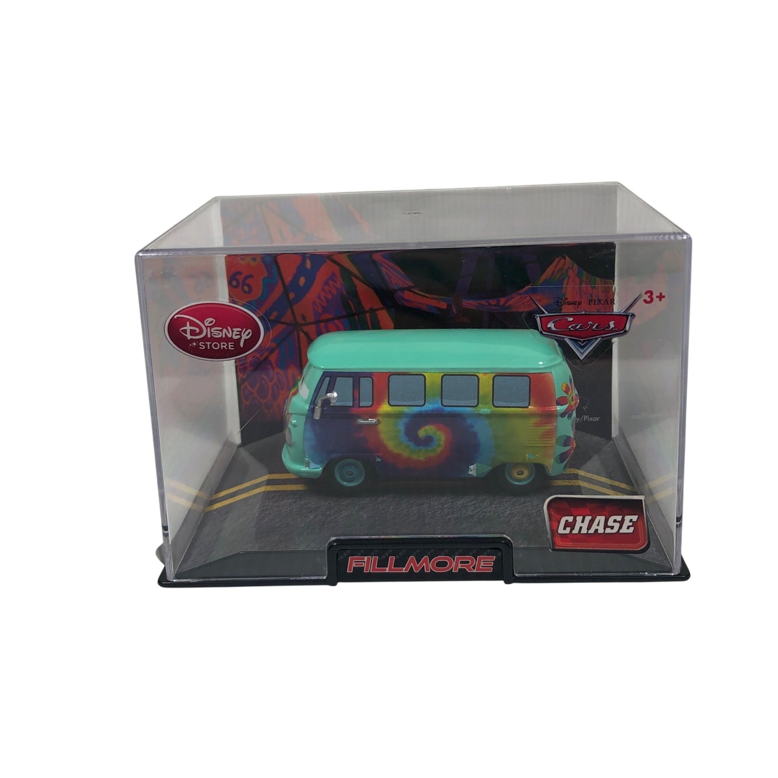 Disney Pixar Cars Exclusive Groovin Tie-Dye Fillmore Die-Cast Vehicle Chase