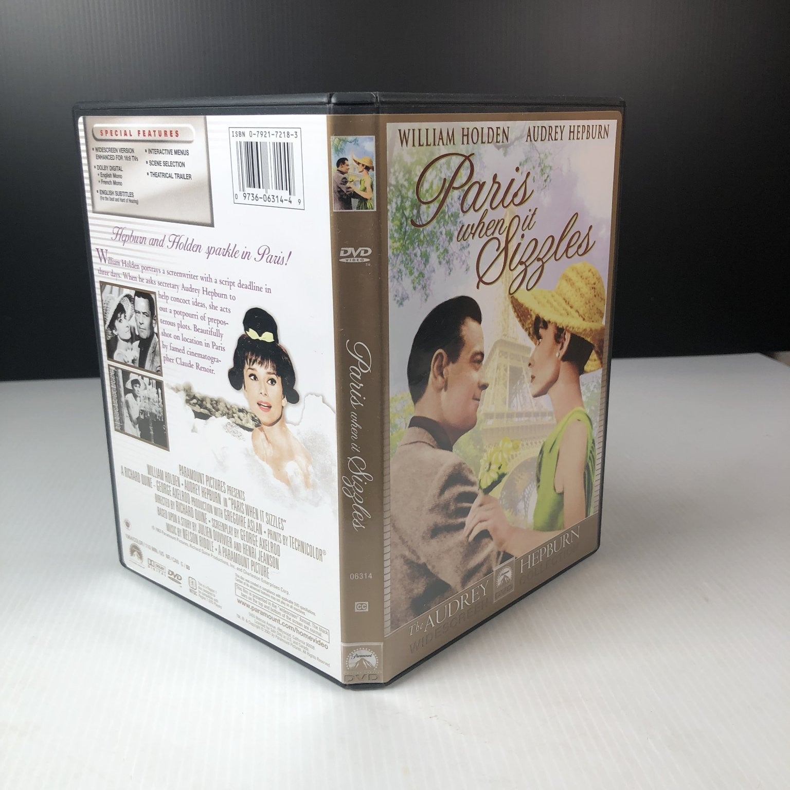 Paris When It Sizzles DVD 1964 Audrey Hepburn William Holden Widescreen