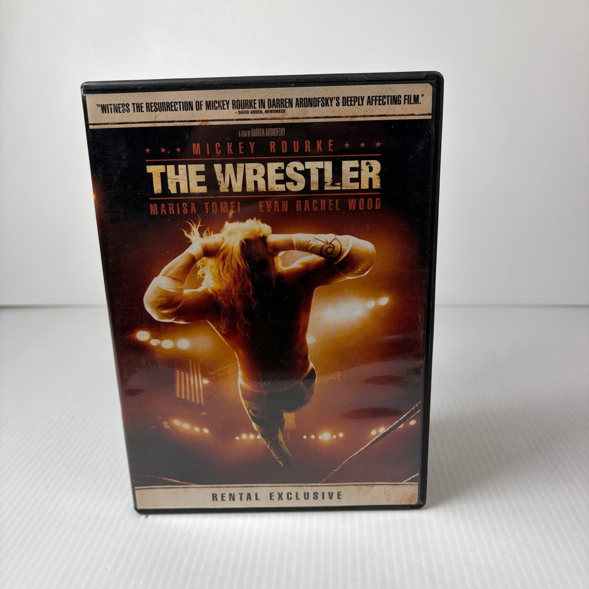 The Wrestler DVD 2008 Rental Exclusive Widescreen Mickey Rourke Darren Aronofsky