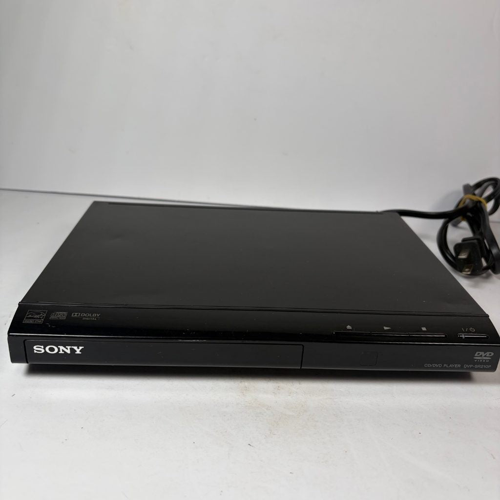 Sony DVP-SR210P CD/DVD Player Progressive Scan with Power Cord Dolby Digital