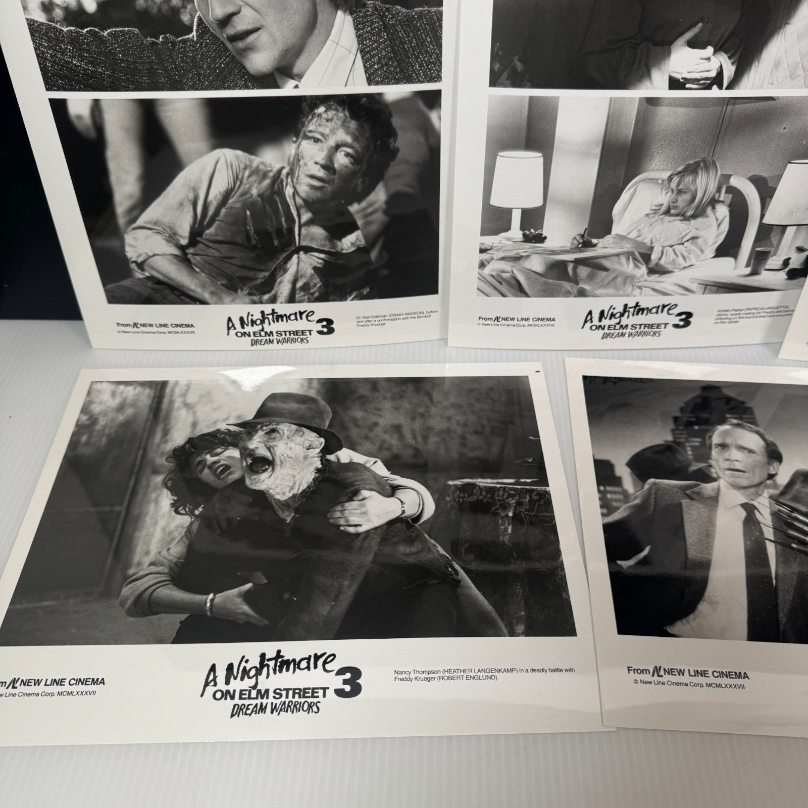 Vintage Lot of 9 A Nightmare on Elm Street 3 Dream Warriors 8x10 Stills Freddy