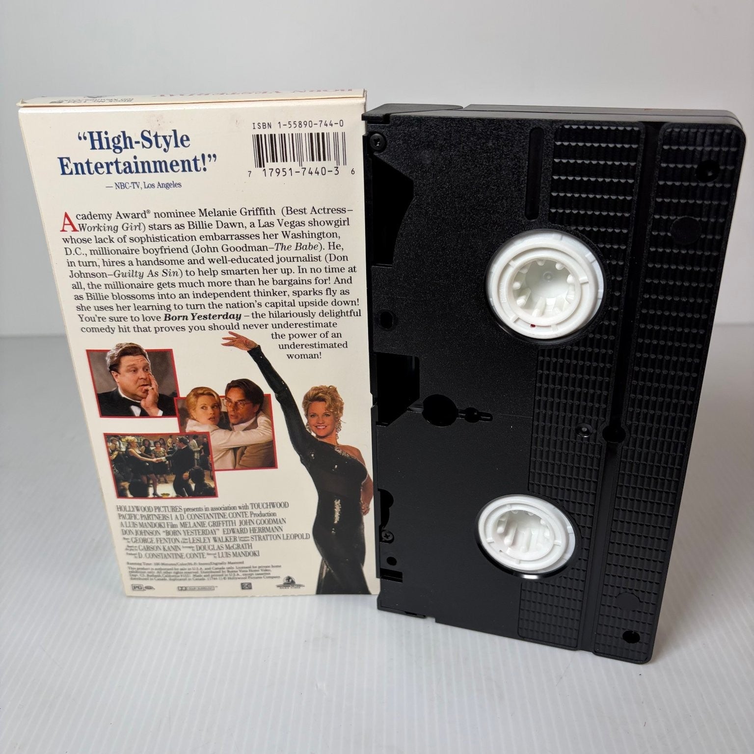 Born Yesterday VHS 1993 Comedy Romance Melanie Griffith Hollywood Pictures