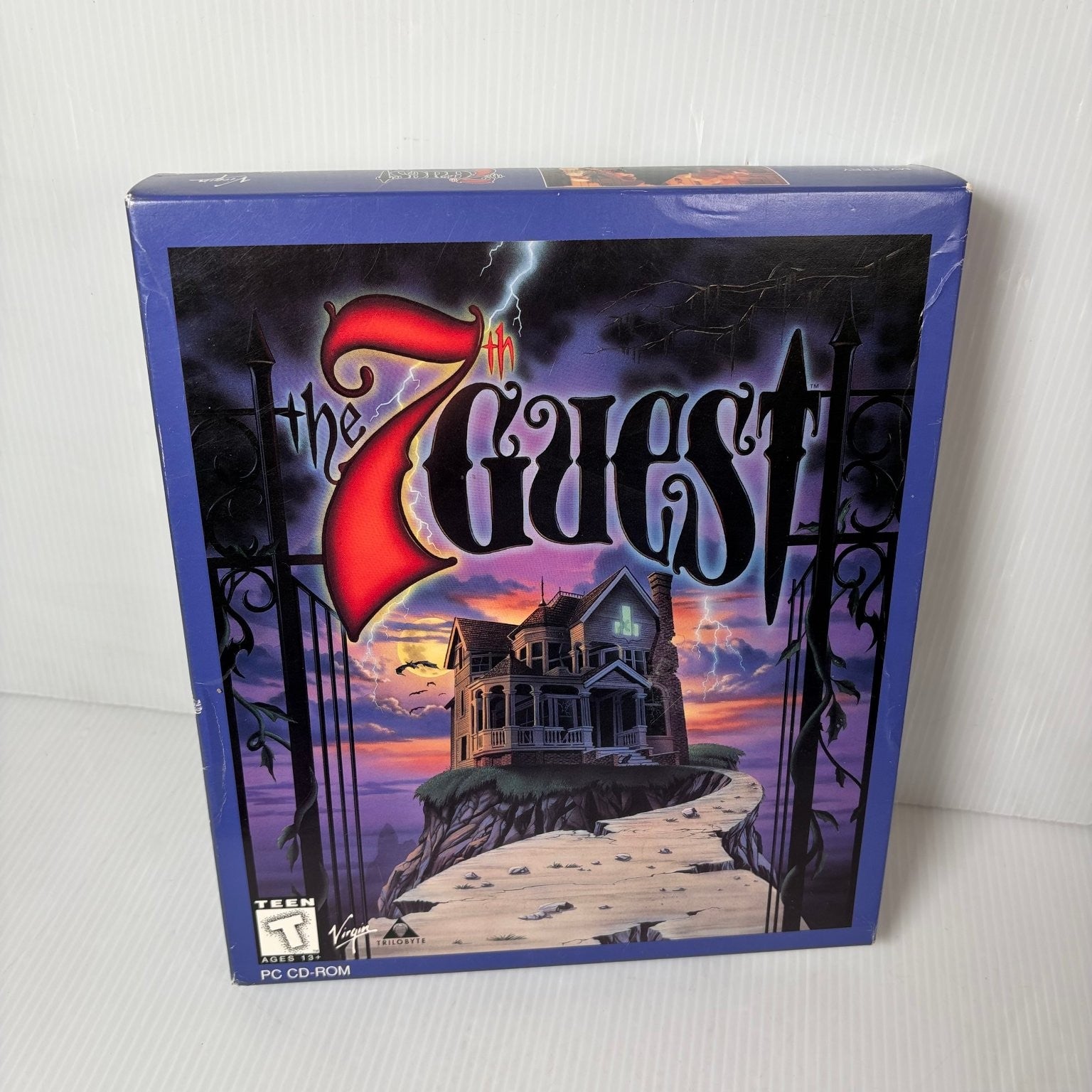 The 7th Guest PC CD-ROM Video Game Big Box Complete FMV Puzzle Mystery