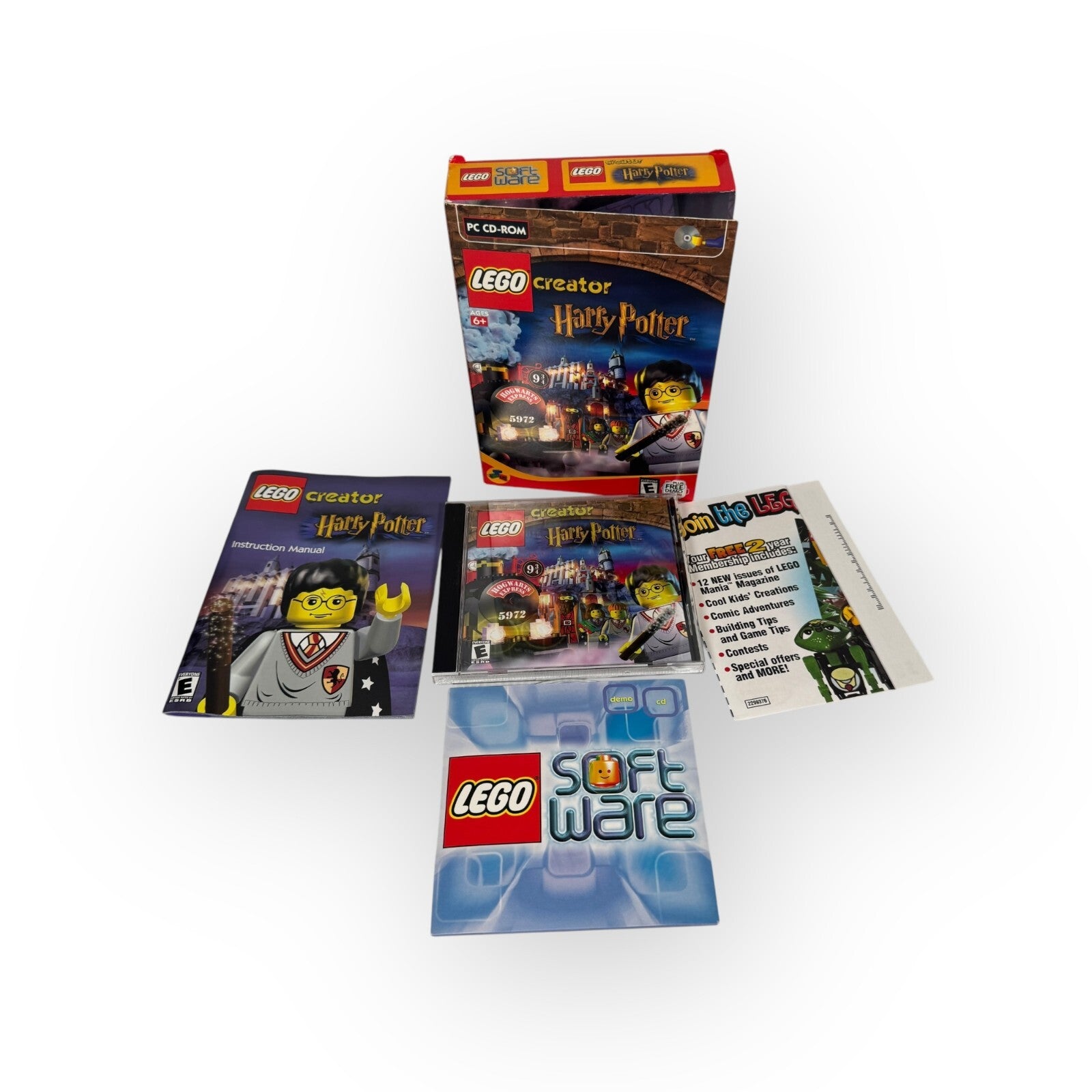 Lot of 6 PC Windows 95 Kids & Family Games Batman, Titanic, Lego Creator & More