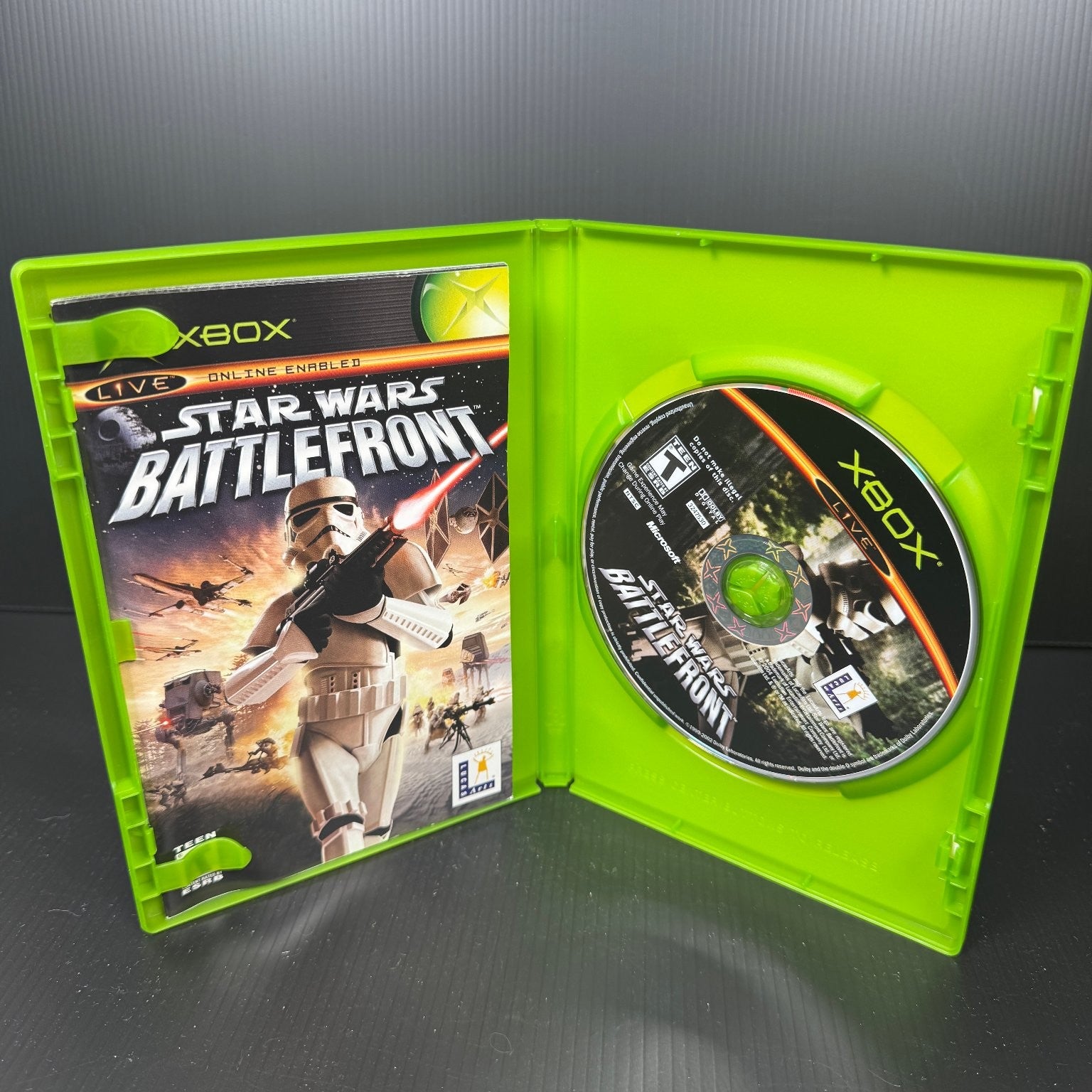 Star Wars Battlefront Xbox Complete CIB Video Game Online Enabled Multiplayer