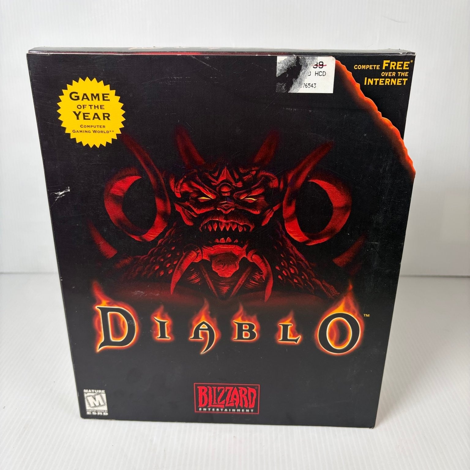 Diablo Game of the Year Gatefold Big Box PC Video Game Blizzard Complete