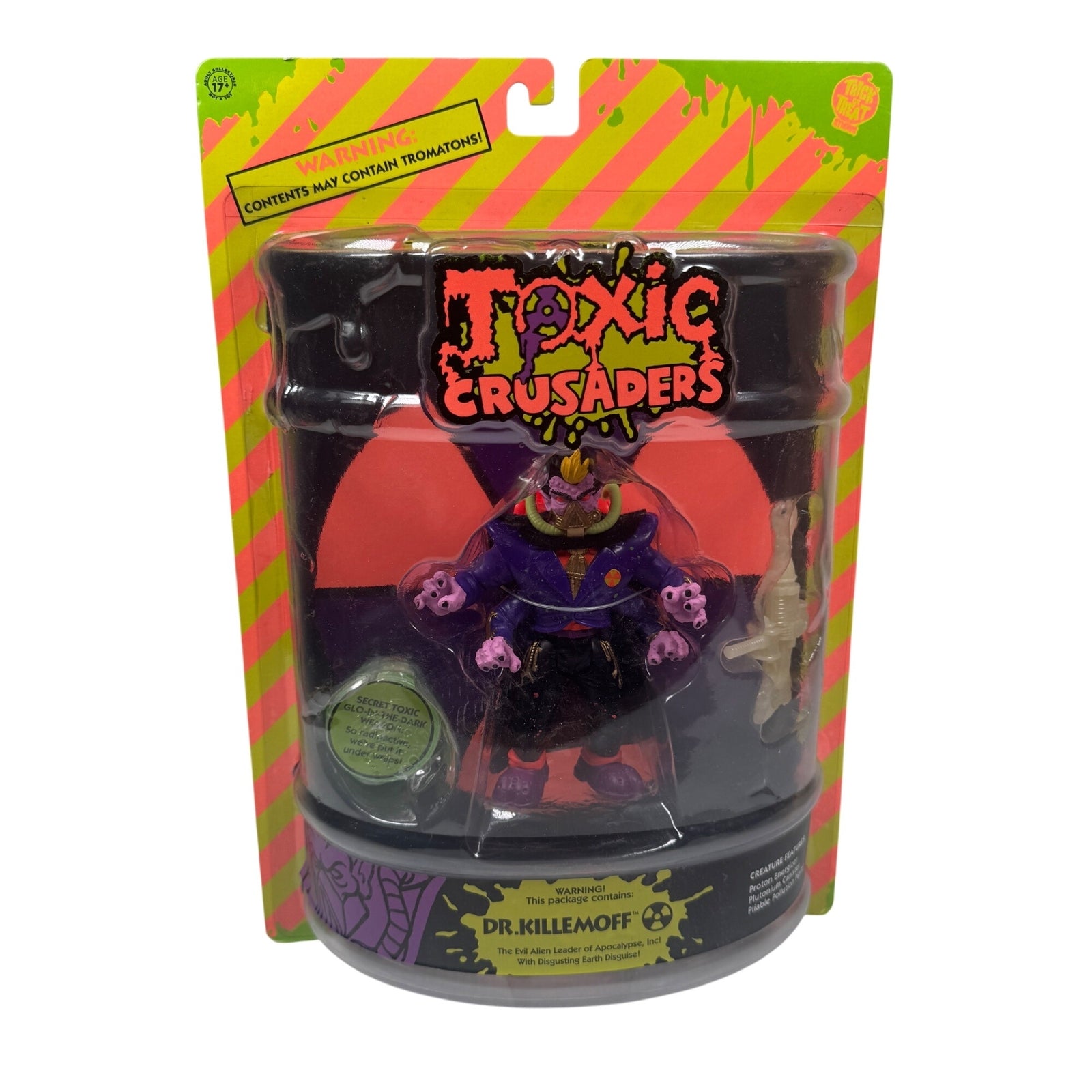 Toxic Crusaders Dr. Killemoff Action Figure Troma Now & Trick or Treat Studios
