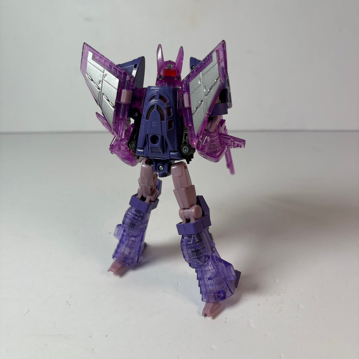 Transformers Armada Cyclonus Figure Translucent Purple w/ Accessory