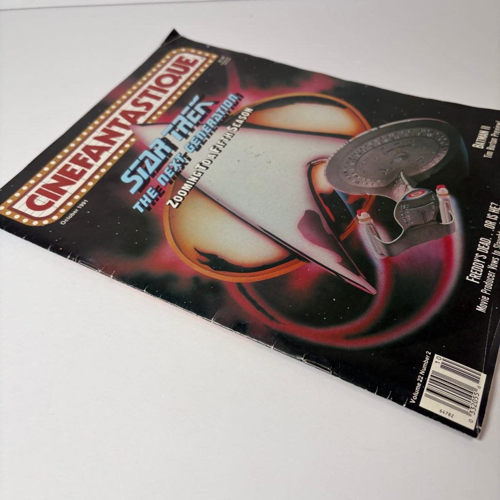Cinefantastique October 1991 Star Trek Next Generation Batman II Freddy's Dead