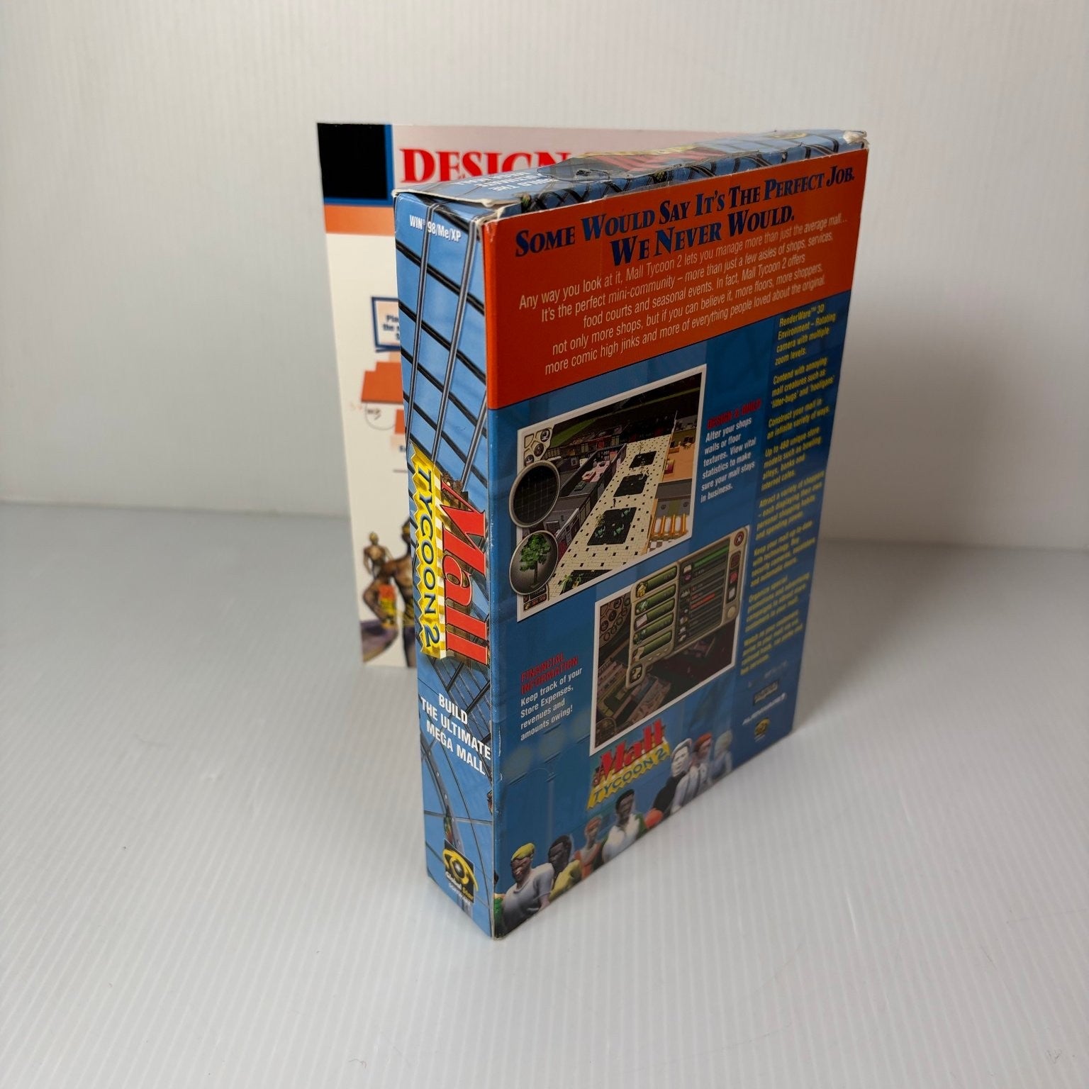 Mall Tycoon 2 PC Video Game Simulation Strategy CD-ROM Big Box