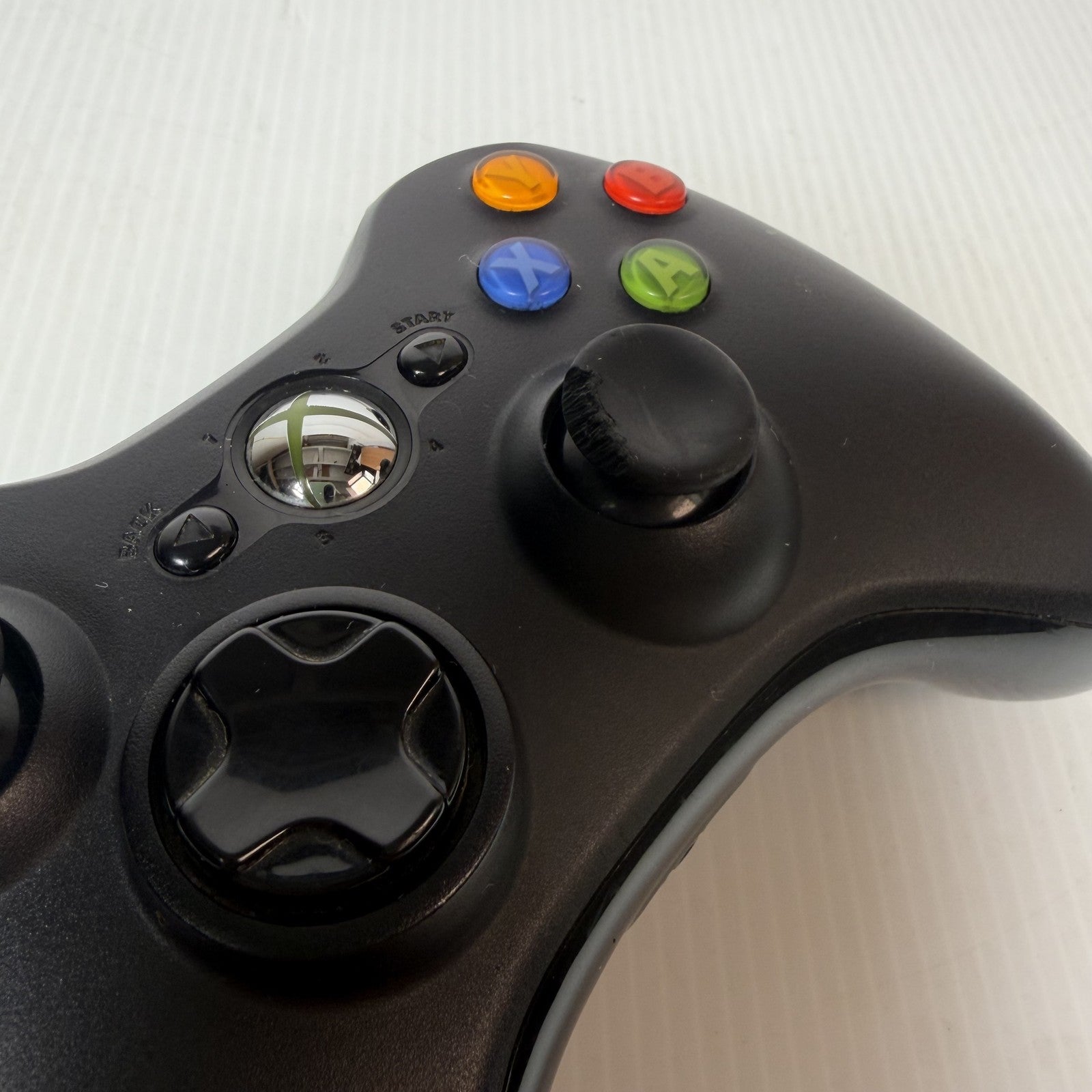 Official Microsoft Xbox 360 Wireless Controller Black Original OEM - C Grade