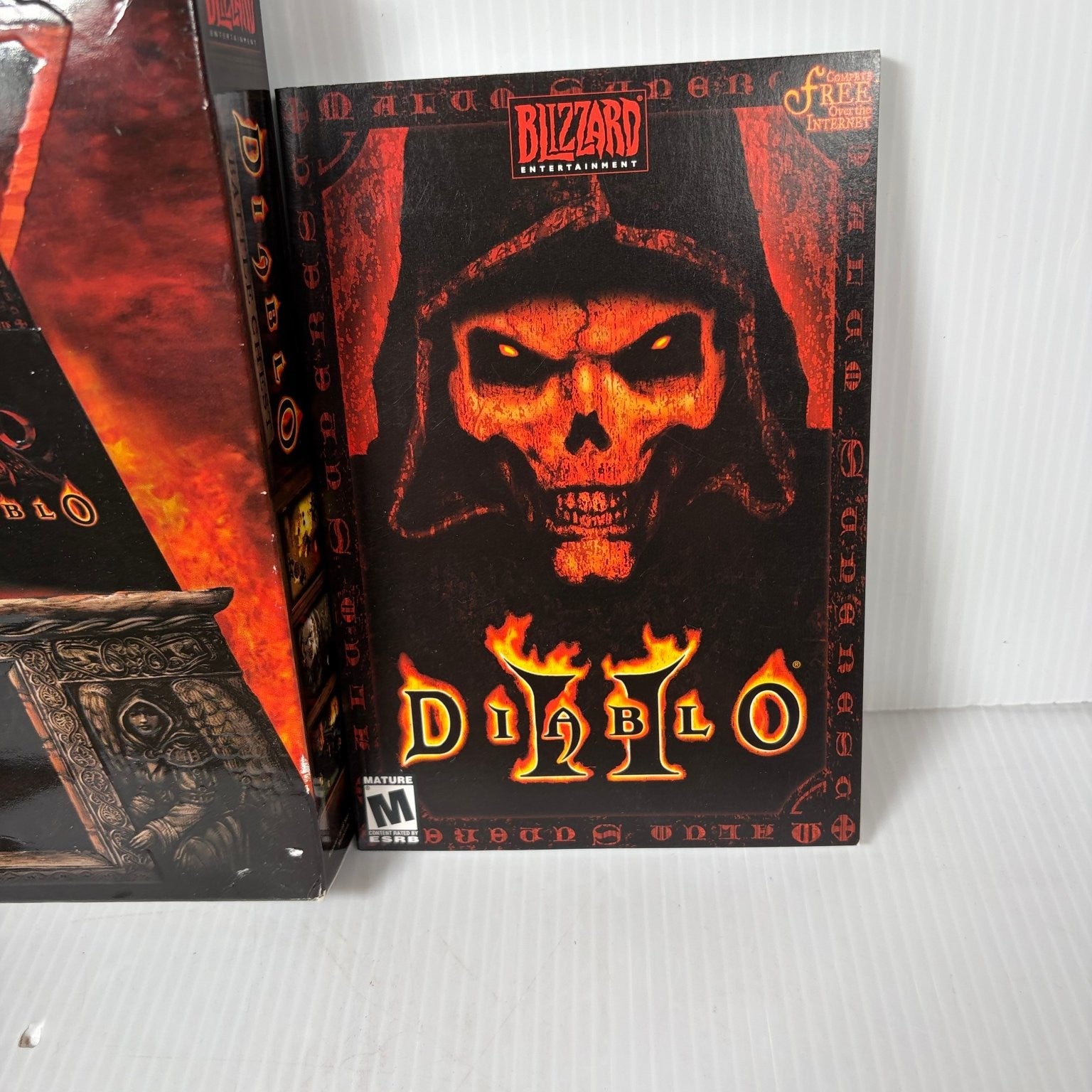 Diablo Battle Chest Big Box PC Video Game Blizzard Action RPG Complete