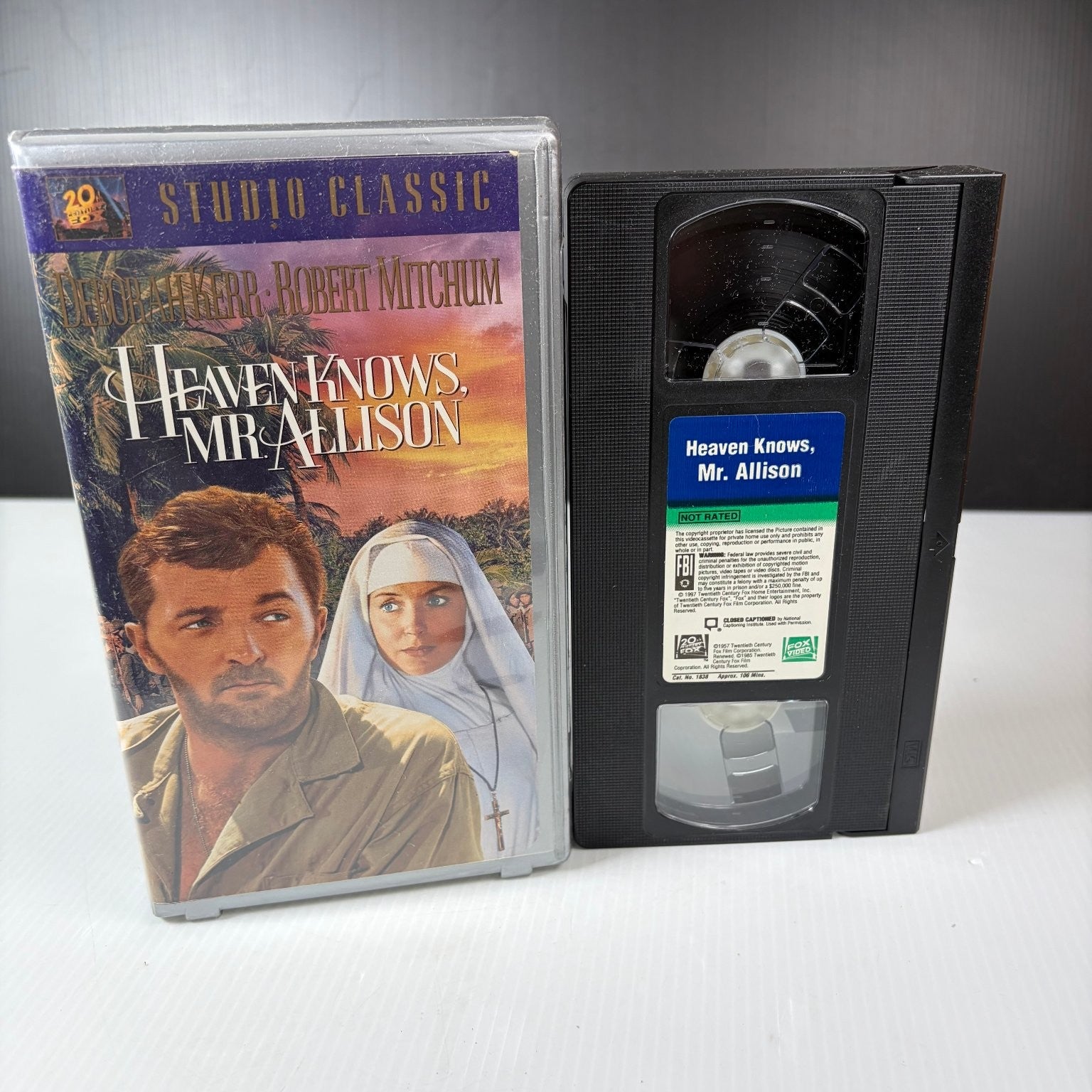 Heaven Knows, Mr. Allison VHS 1957 War Romantic Drama Fox Video Studio Classic