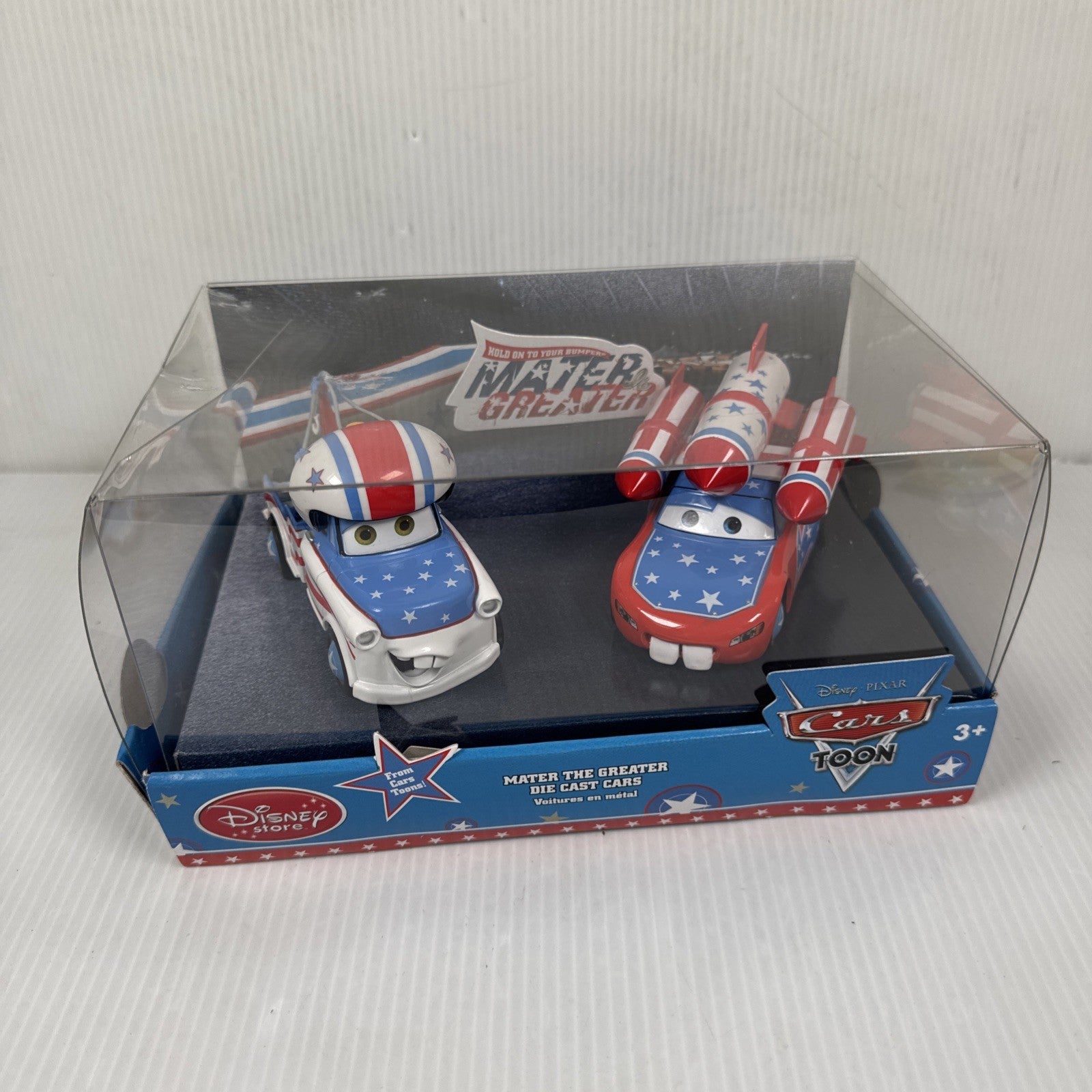Pixar Cars Toon Mater The Greater Diecast 2-Pack Disney Store Exclusive Retired