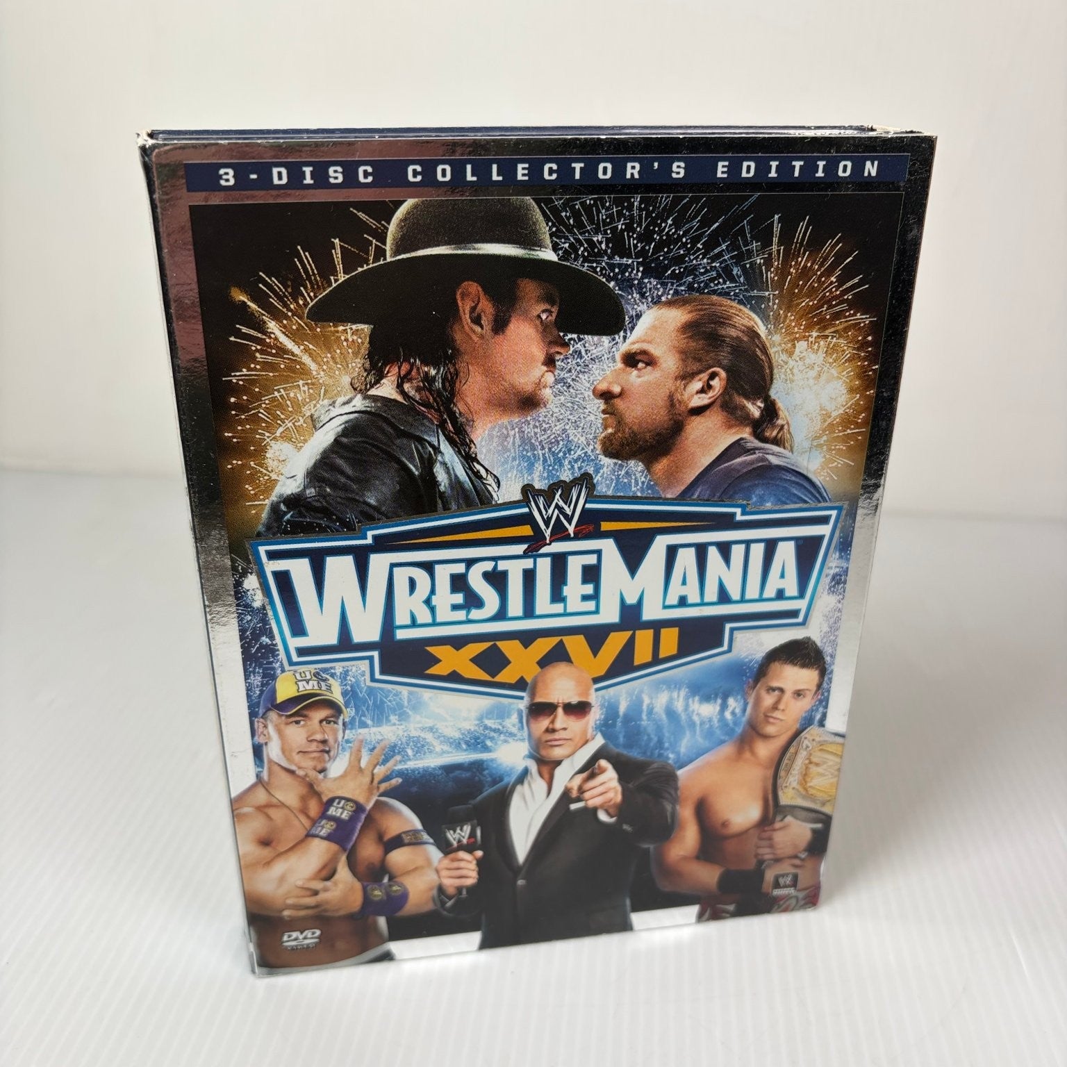 WrestleMania XXVII DVD 2011 3-Disc Collector's Edition Undertaker Cena Rock