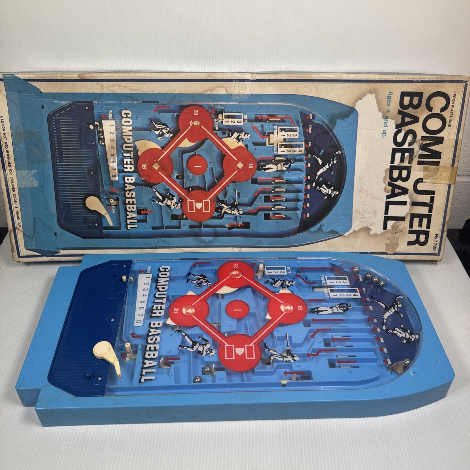 Vintage 1976 Computer Baseball Game By Epoch Playthings Pinball AS IS Read Desc