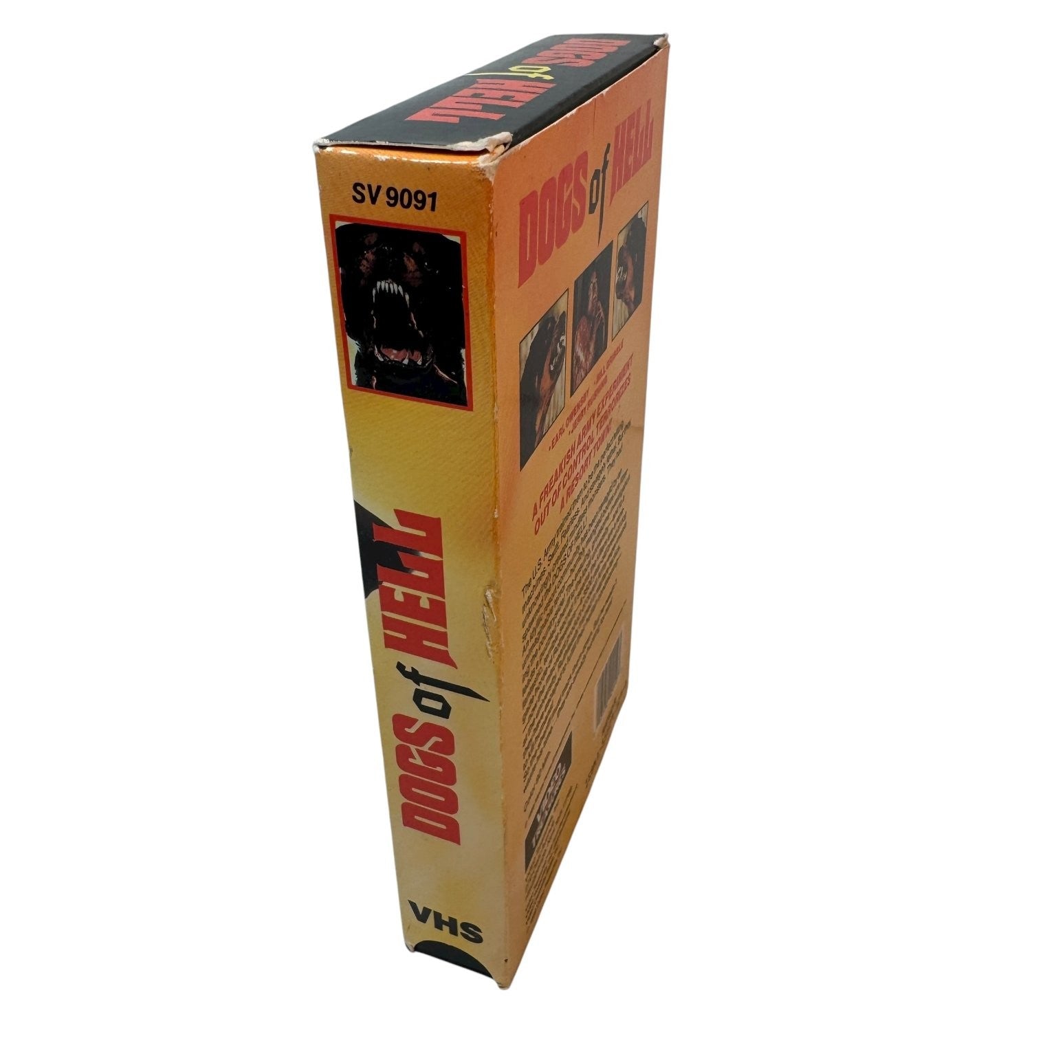 Dogs of Hell VHS 1982 Horror Killer Rottweilers Video Treasures