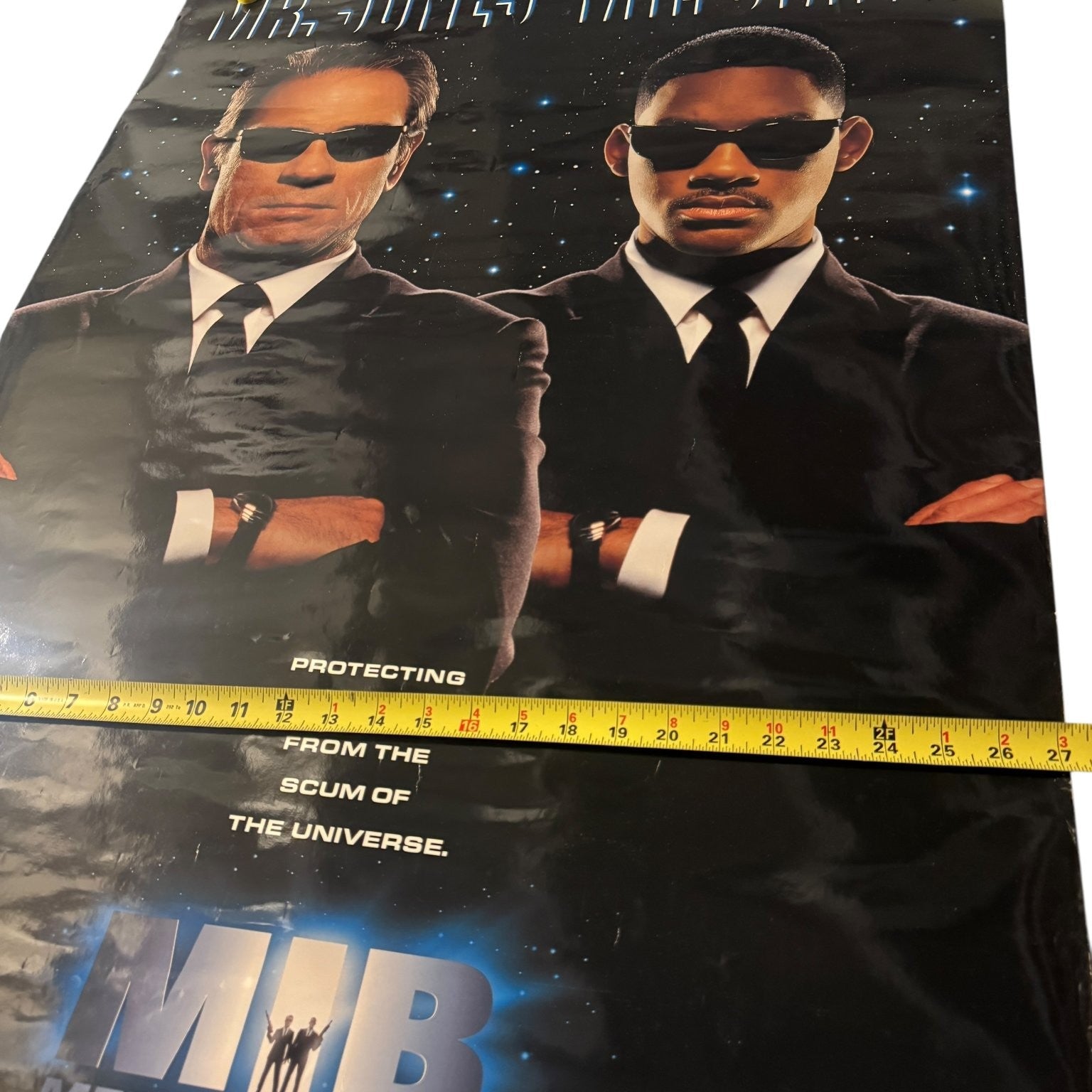 Men in Black One Sheet Movie Poster Tommy Lee Jones Will Smith Double Sided