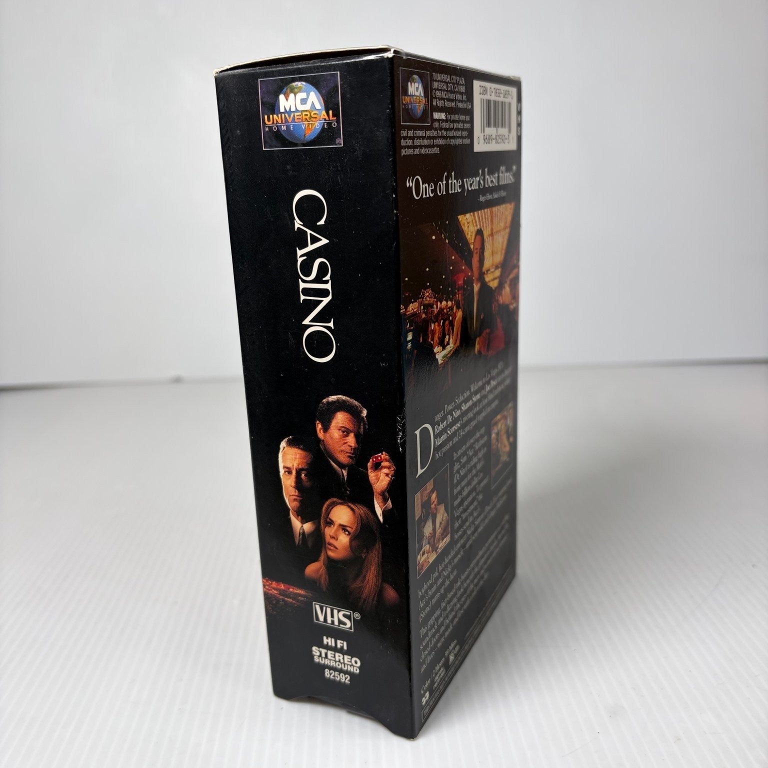 Casino VHS 1996 Crime Drama Martin Scorsese Two-Tape Set Universal