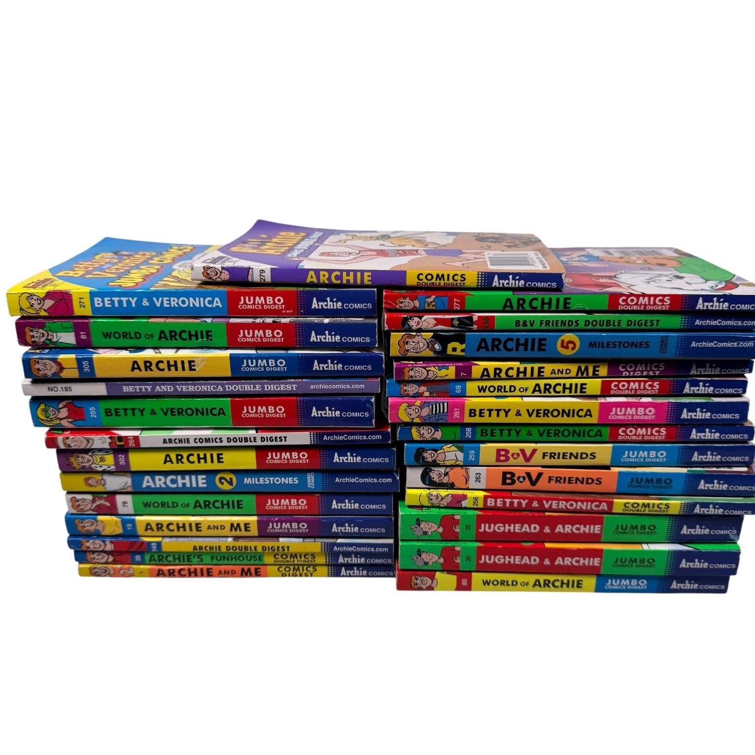 Archie Comics Jumbo Digests Betty Veronica Jughead Double Digest Lot of 27