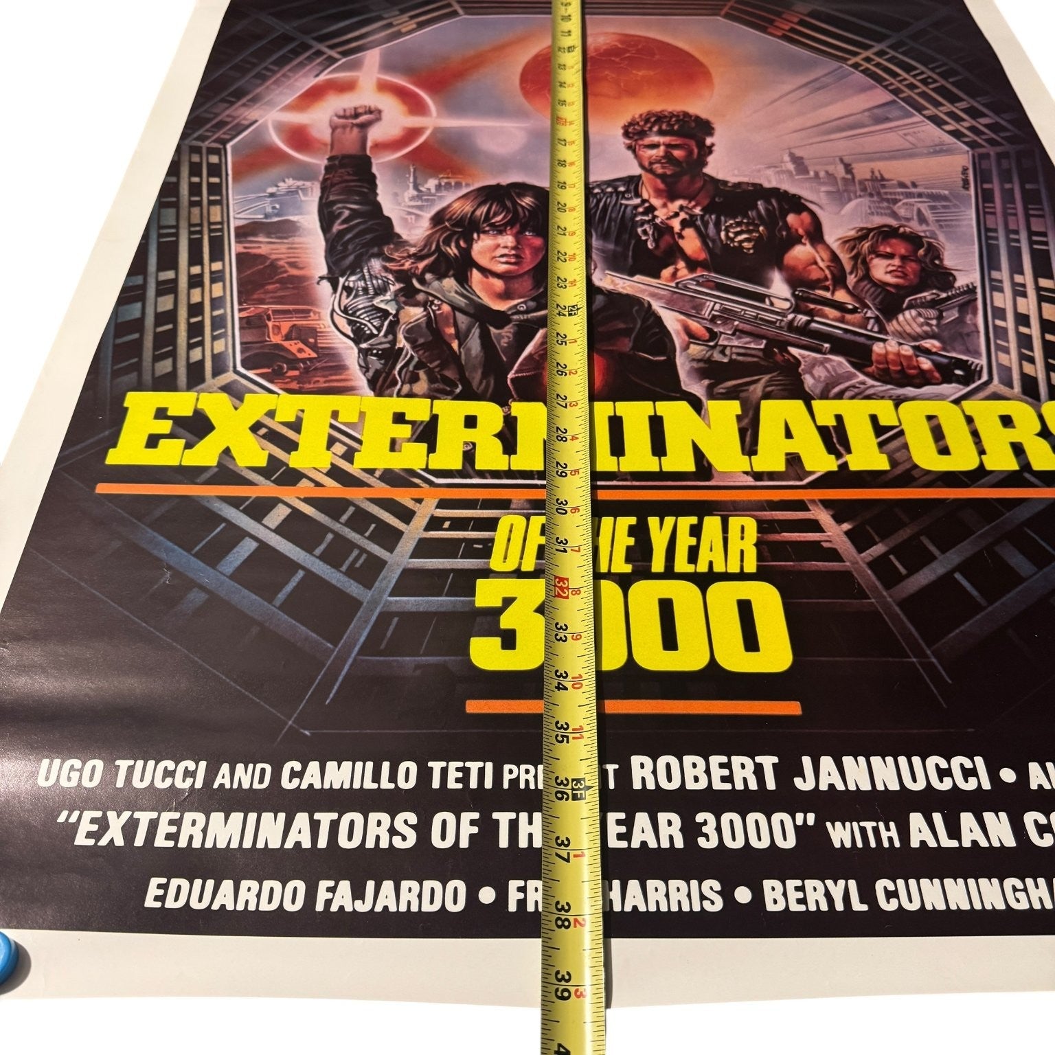 Exterminators of the Year 3000 1983 One-Sheet Movie Store Poster Sci-Fi Action