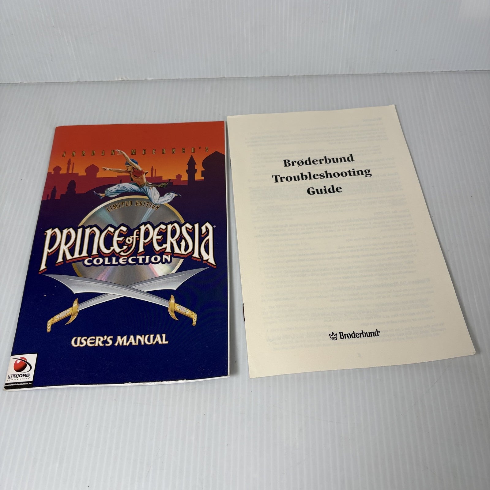 Limited Edition Prince of Persia Collection Big Box PC Manual & Insert