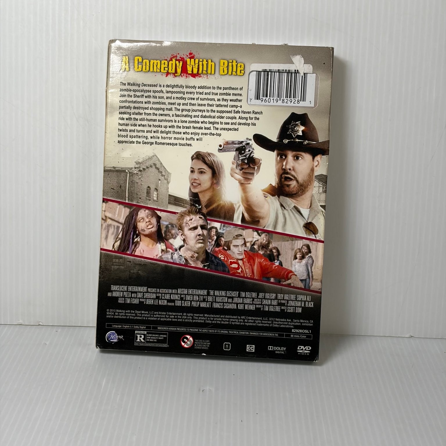 The Walking Deceased DVD 2015 Digital Copy Horror Comedy Tim Ogletree