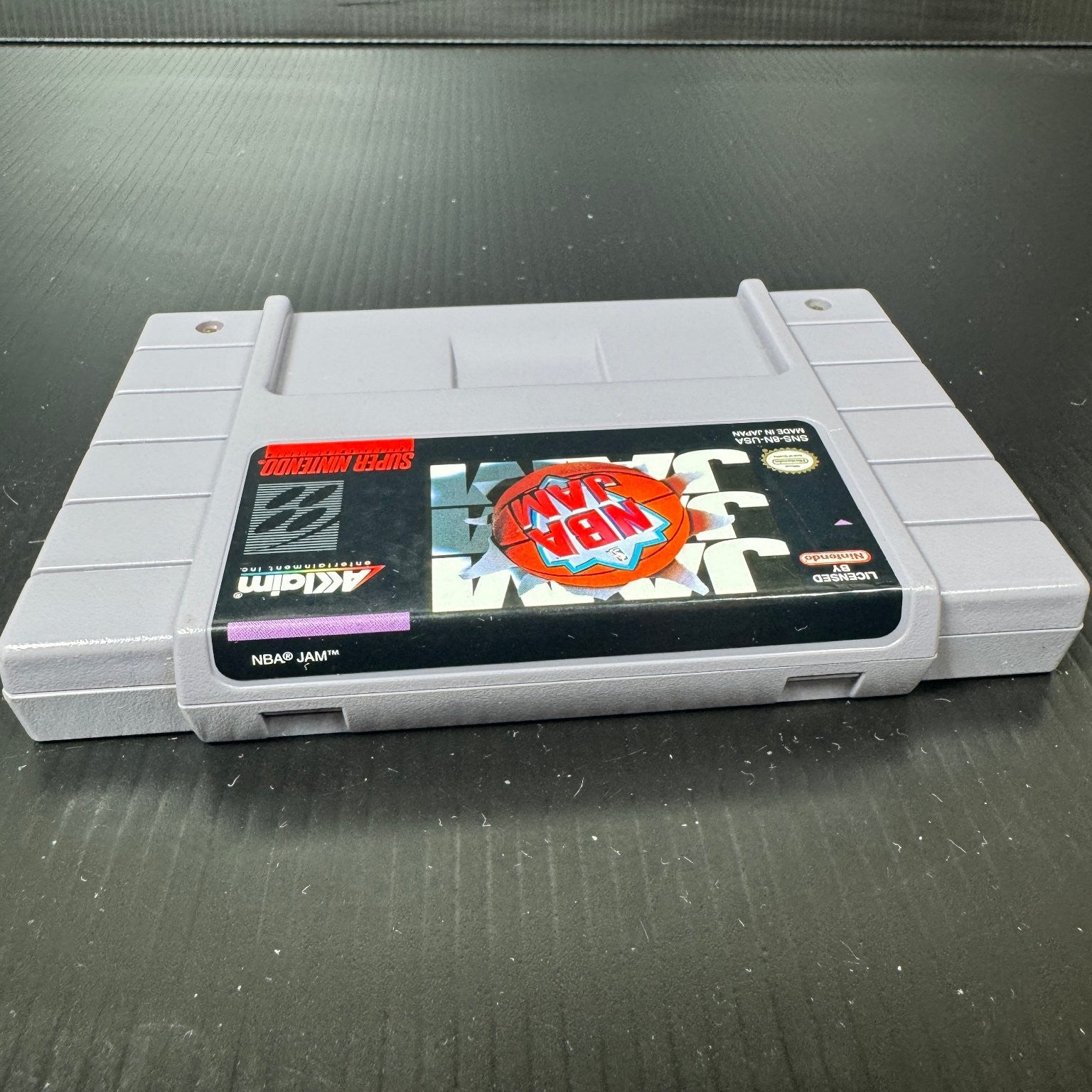 NBA Jam Super Nintendo SNES Video Game Multiplayer Basketball Cartridge Only