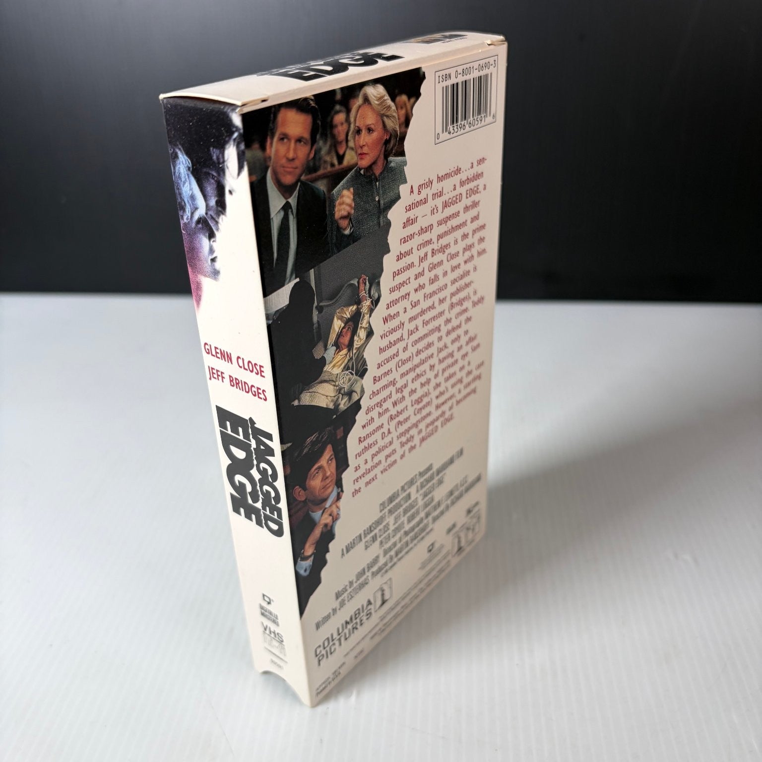Jagged Edge VHS 1985 Thriller Original Release Columbia Pictures