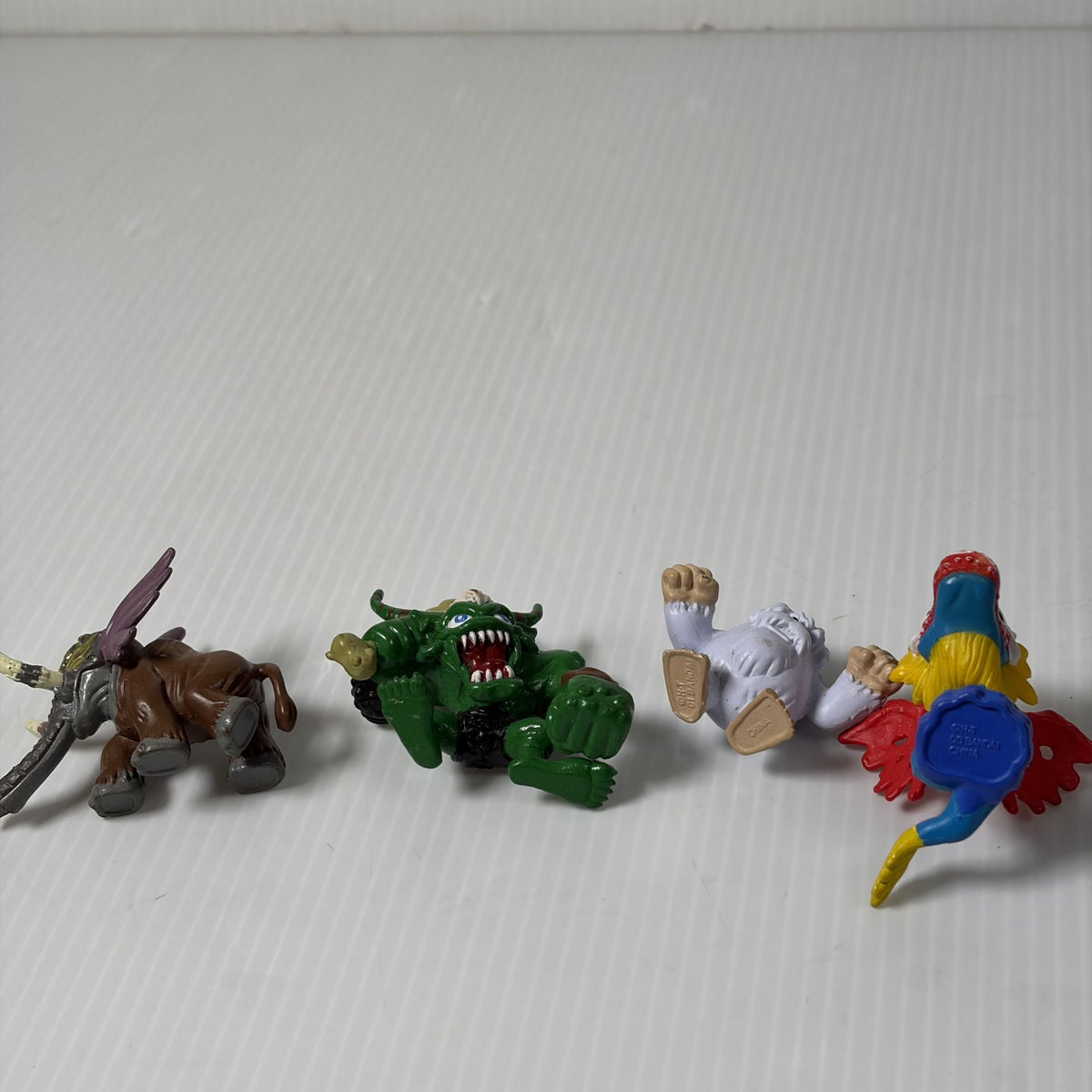 Vintage Bandai Digimon Action Figures Lot of 4 Mini Monster Creatures 1998