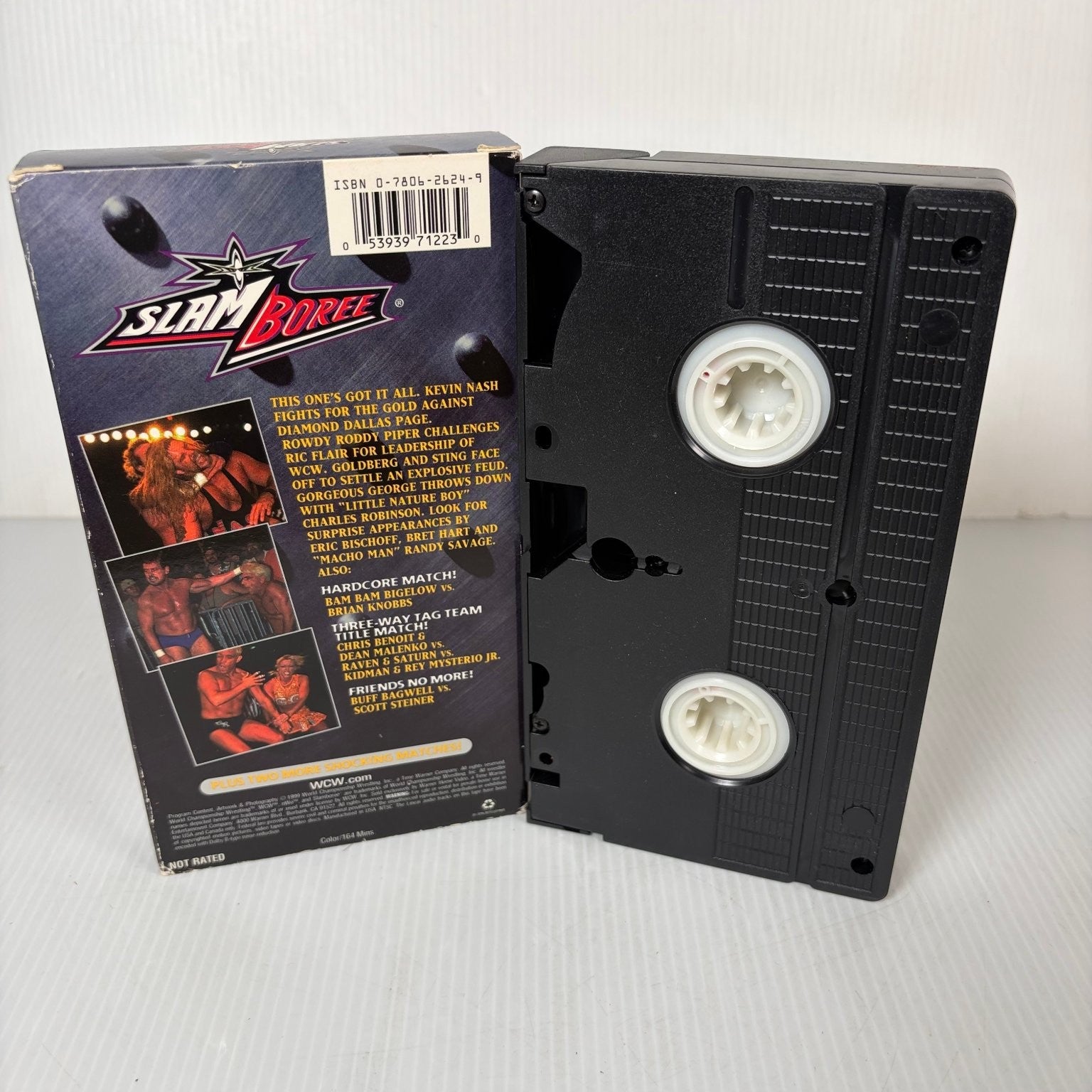 WCW Slamboree '99 VHS Unrated Pro Wrestling Warner Home Video