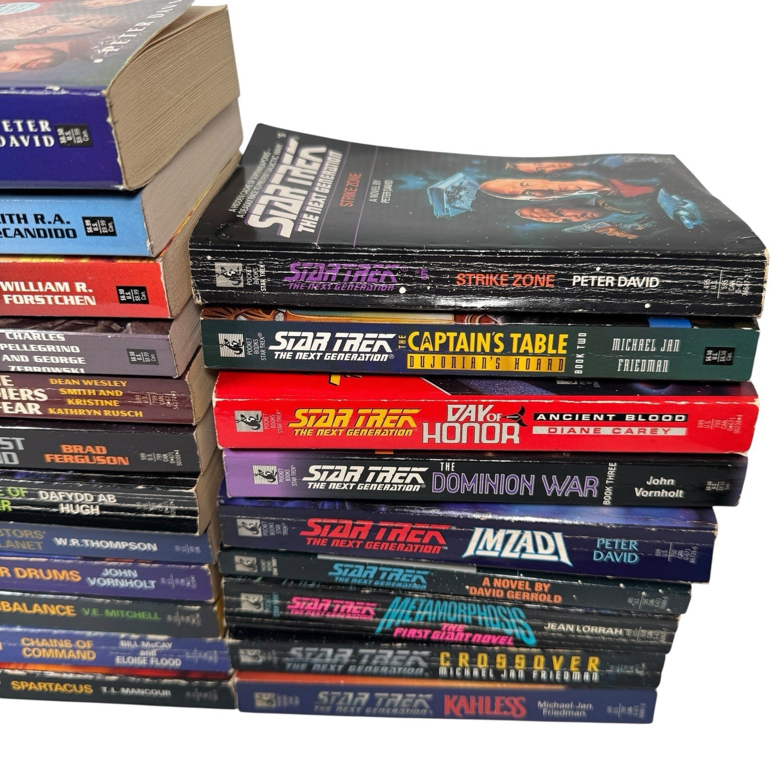 Star Trek The Next Generation Lot Of 33 Paperback Books