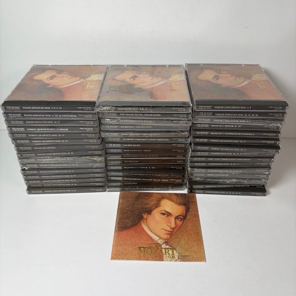 The Mozart Collection Time-Life Music 45 CD Lot with 1st Index Booklet