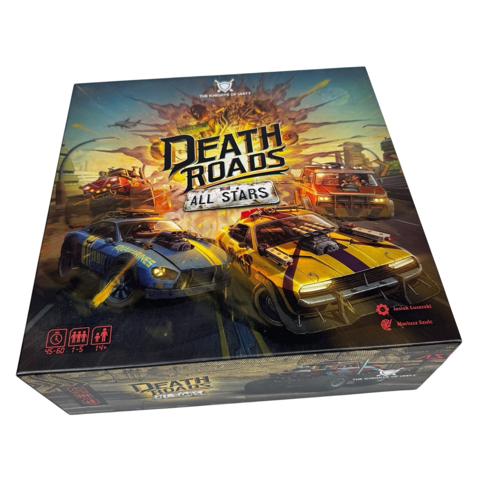Death Roads All Stars Kickstarter Game Play All In Arcade Style Board Game NM