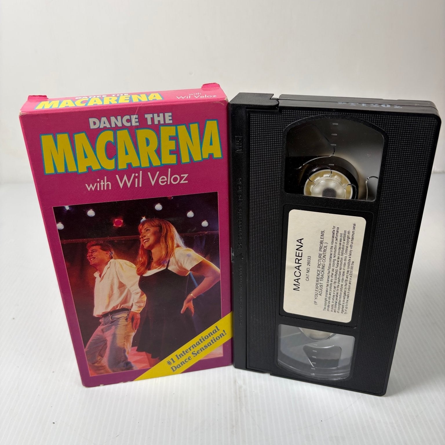 Macarena Dance The Wil Veloz VHS 1996 Latin Dance Instructional Quality Video