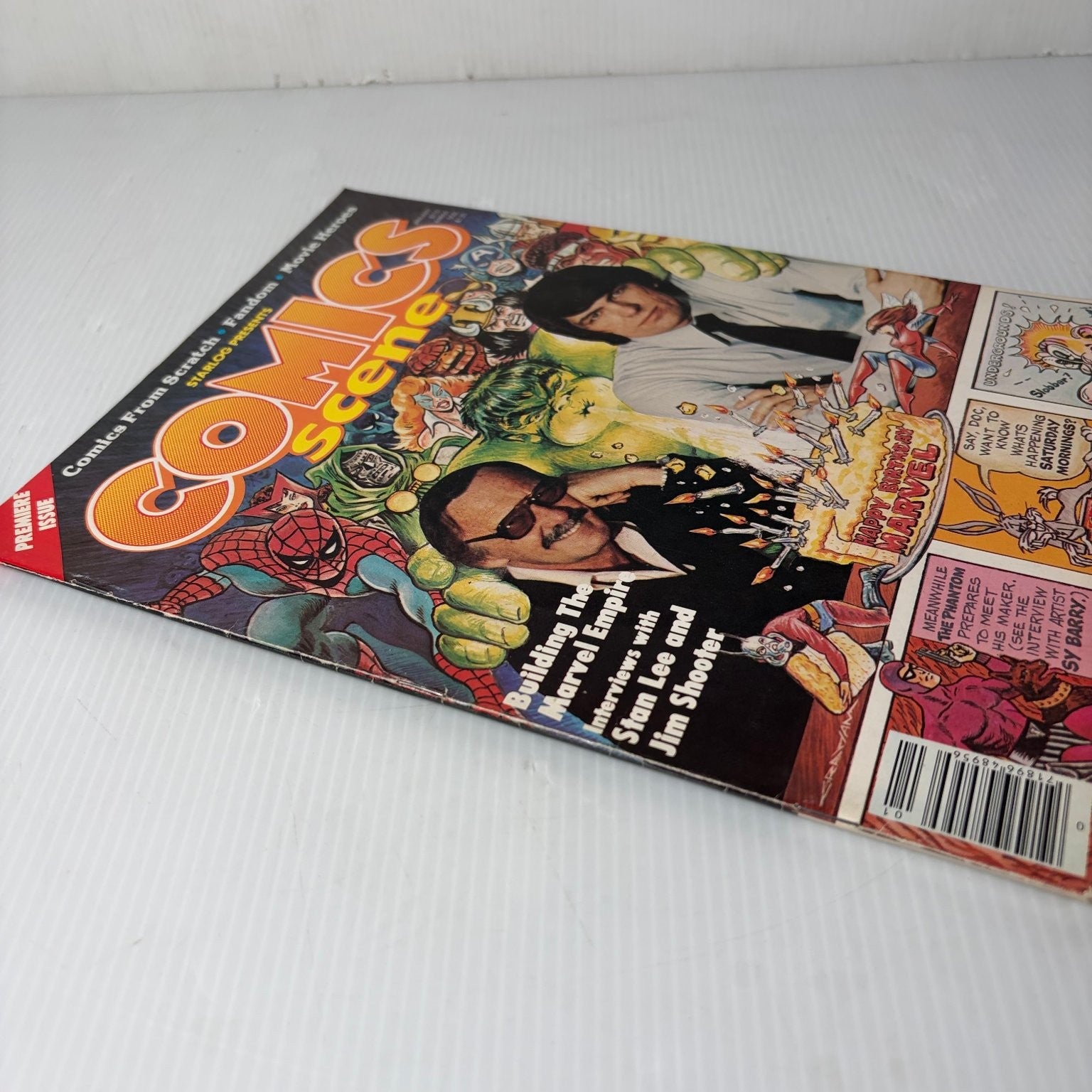 Comics Scene Premiere Issue #1 January 1982 Stan Lee Jim Shooter Marvel Magazine