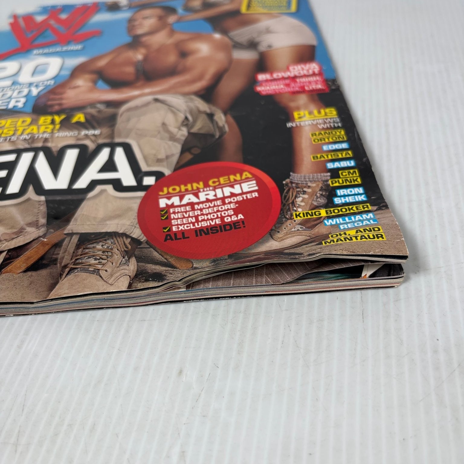 WWE Magazine October 2006 John Cena The Marine Wrestling Pop Culture