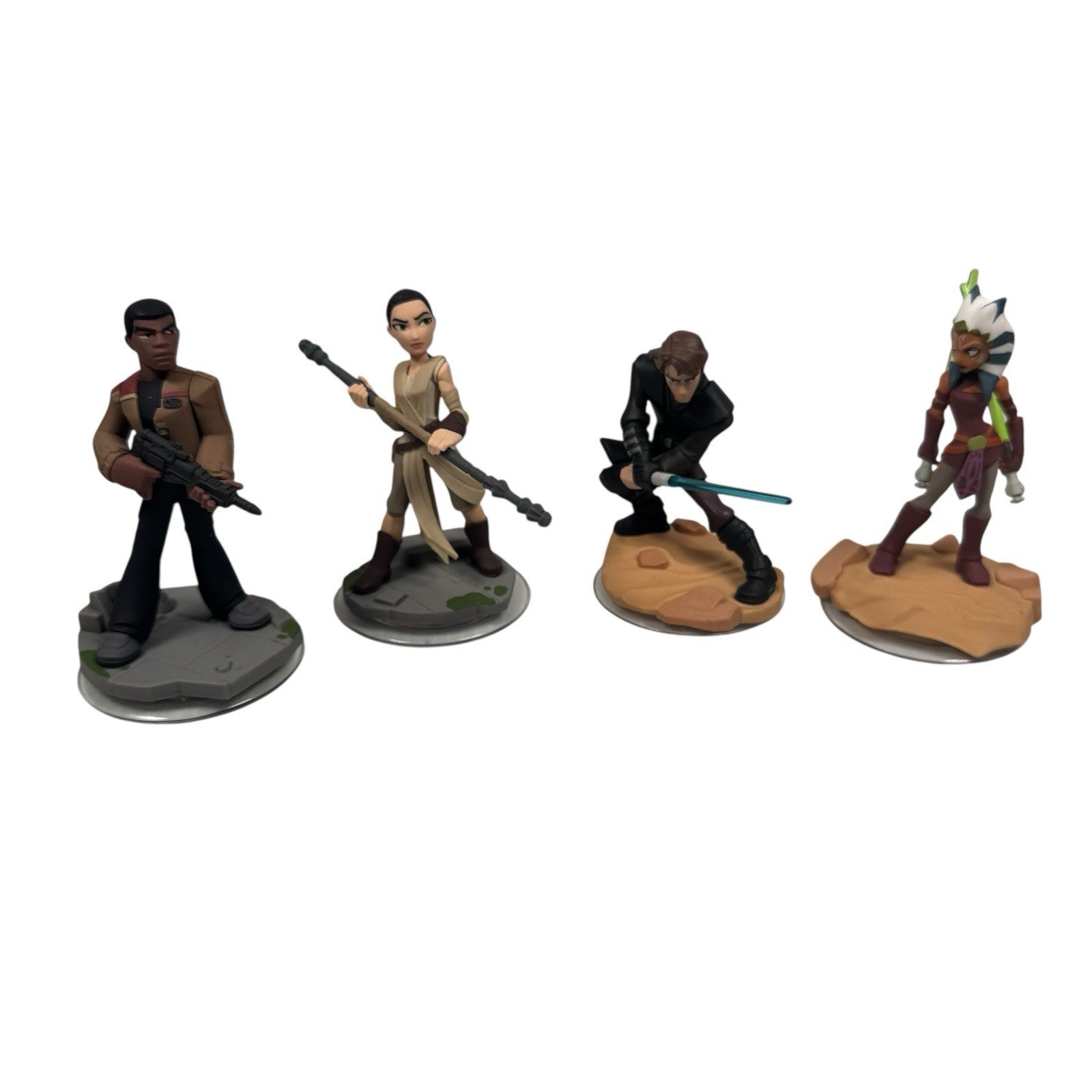 Disney Infinity 3.0 Lot Star Wars Ahsoka Finn Rey & Anakin Figures
