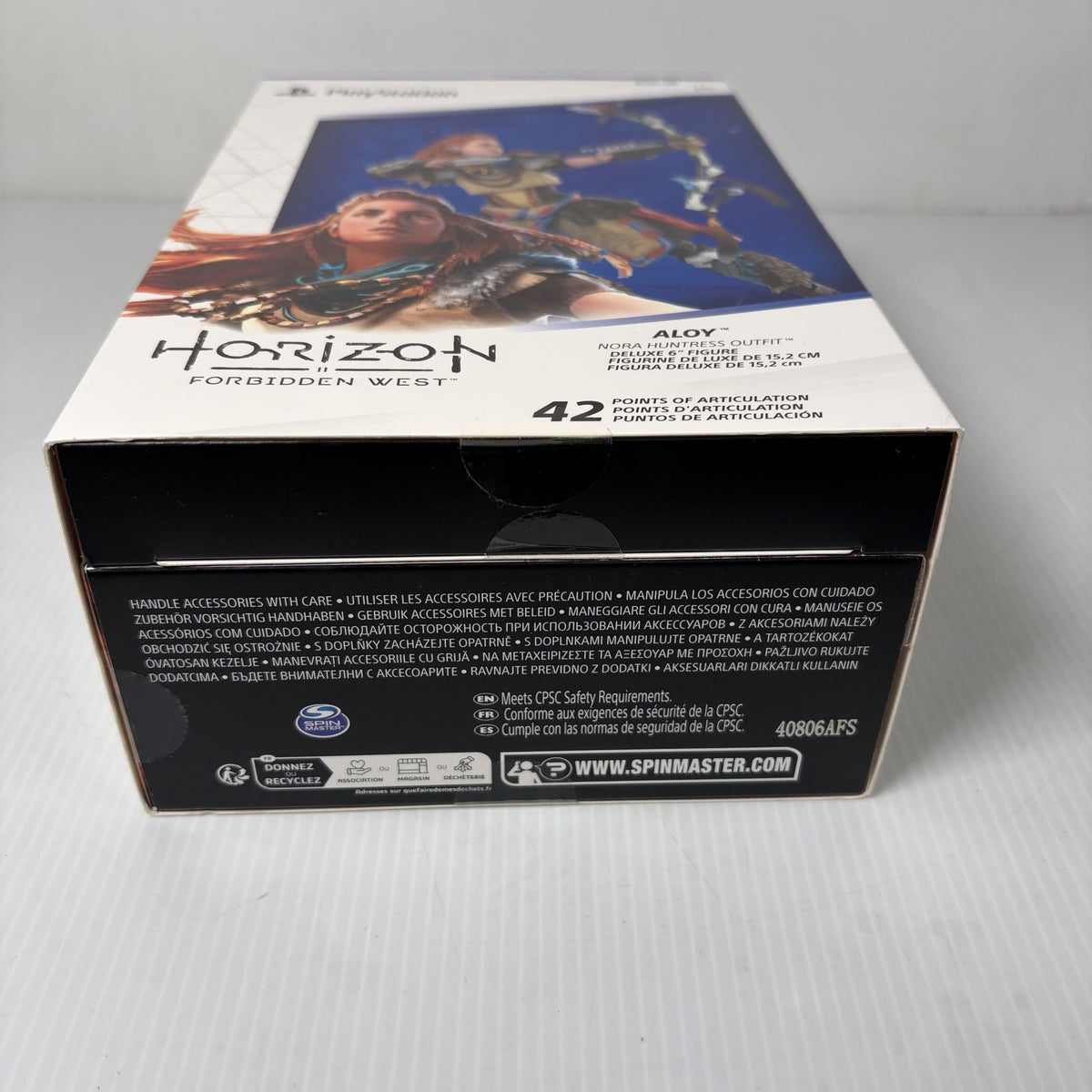 Aloy Nora Hunter Outfit Action Figure Horizon Forbidden West PlayStation Spin
