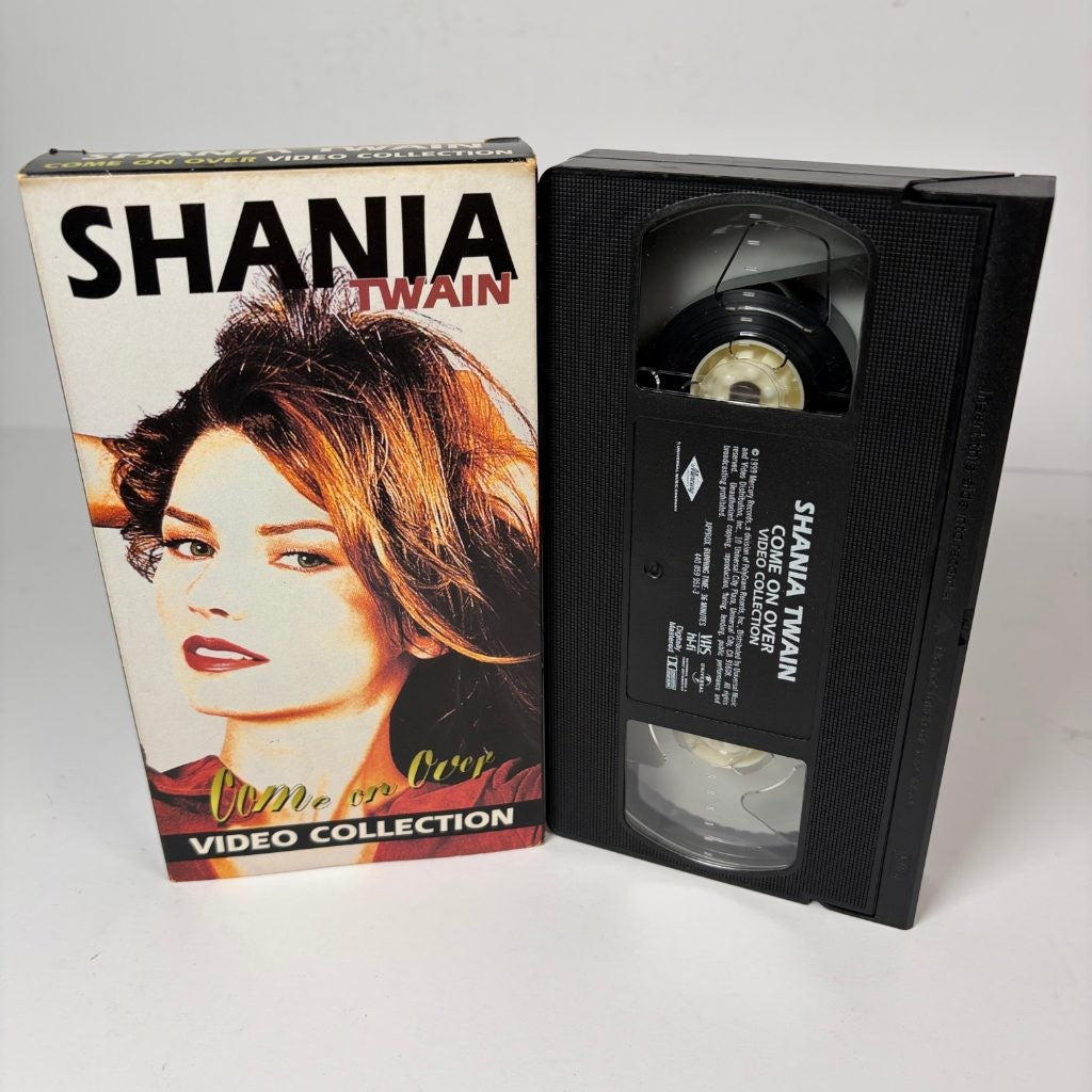 Shania Twain Come On Over Video Collection VHS 1999 Mercury Country Music Videos
