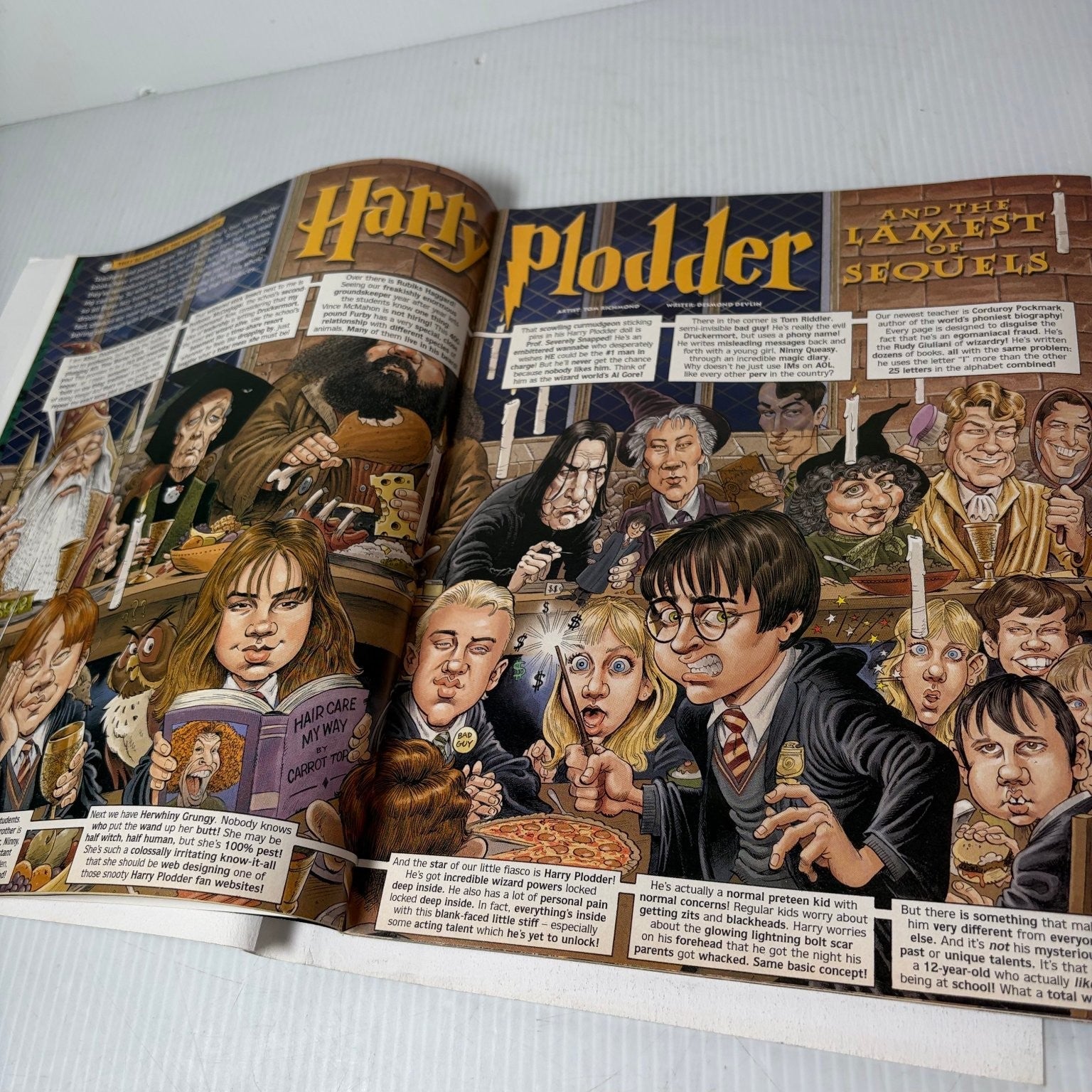 MAD Magazine December 2002 Harry Potter Dobby The Onion Poster Humor