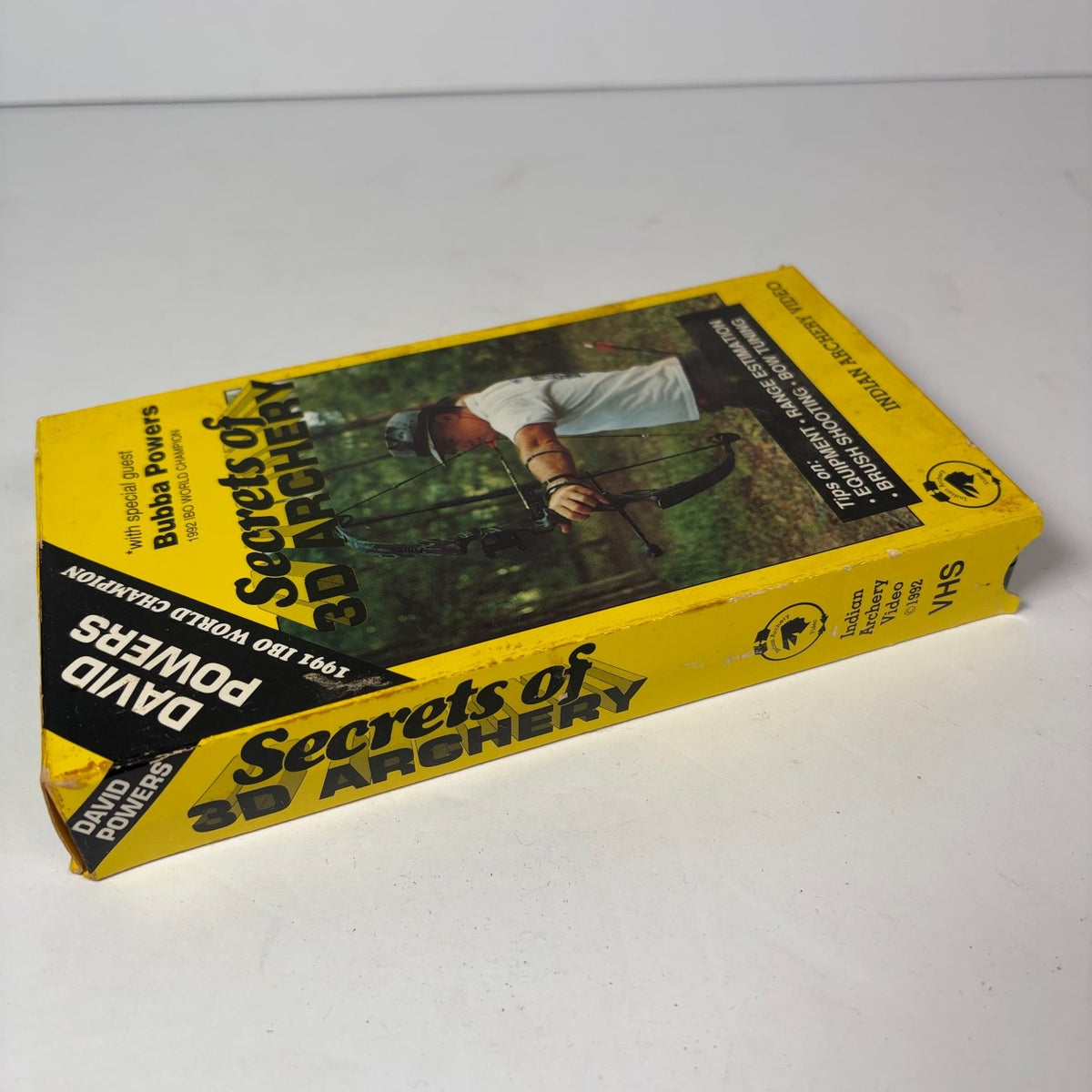Secrets of 3D Archery VHS 1992 David Powers Instructional Indian Archery Video