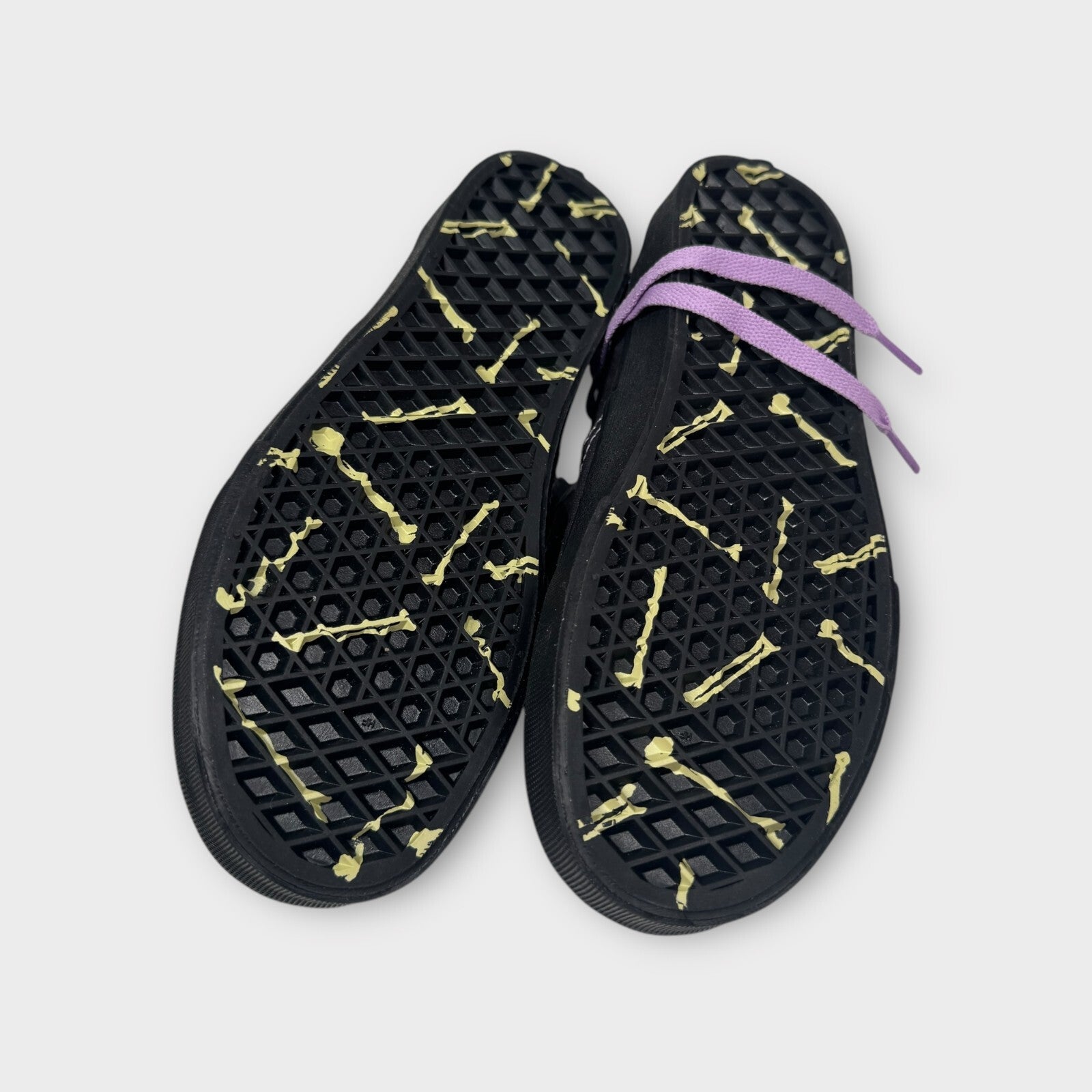 Vans Authentic Midnight Shift Black Skate Shoes Womens Size 5.5 / Mens Size 4