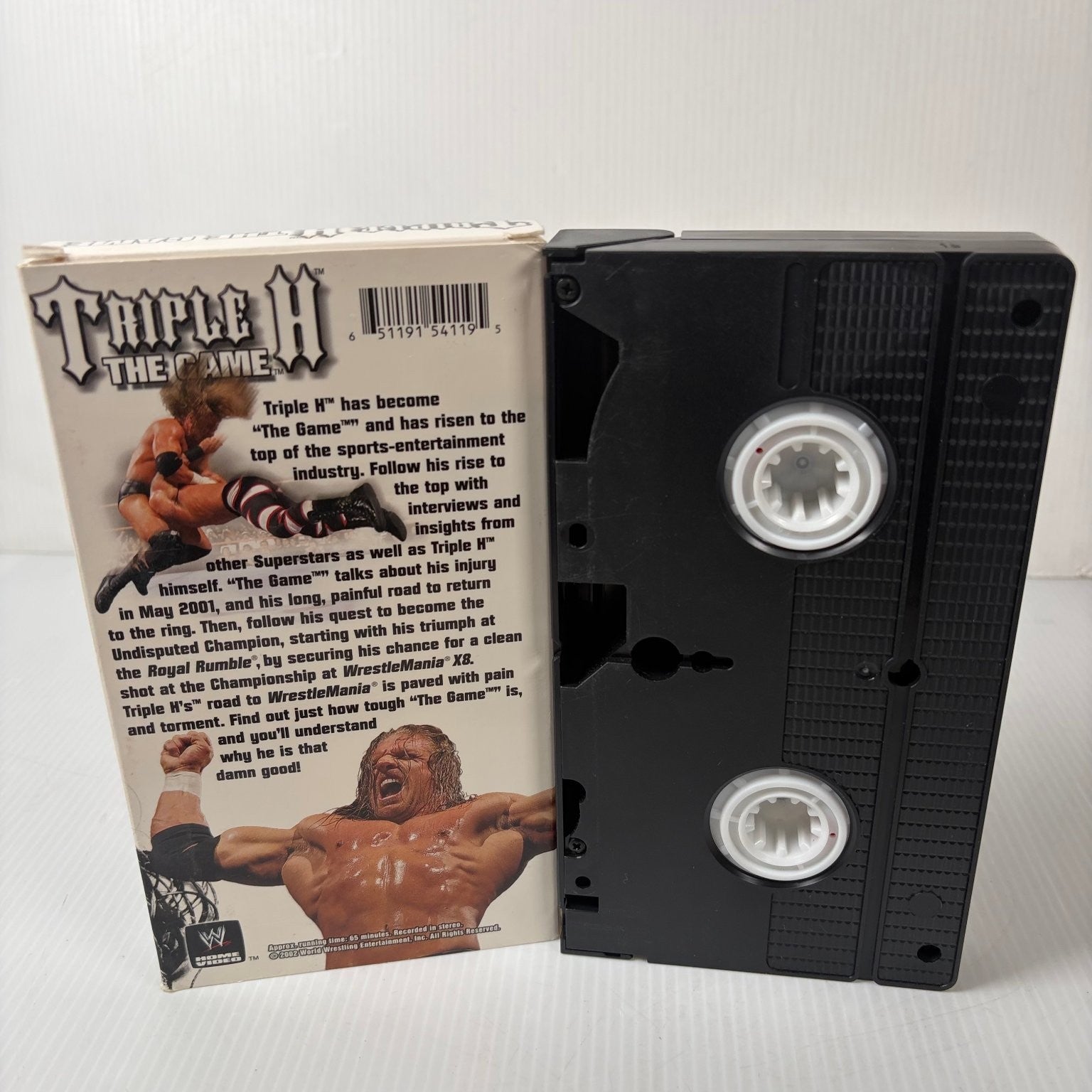 Triple H The Game VHS 2002 Wrestling Sports Entertainment WWE