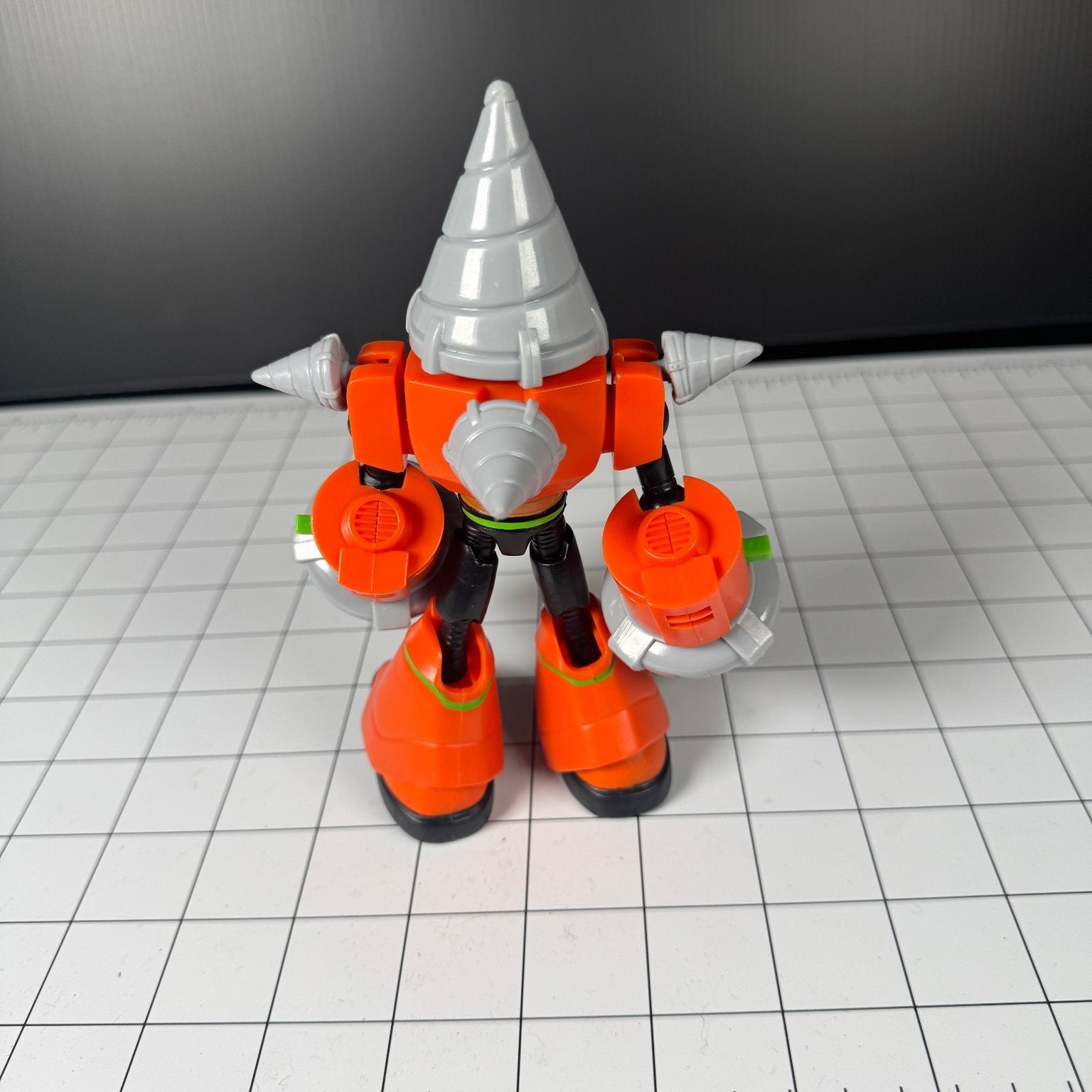 Drill Man Mega Man Action Figure 6in Articulated with Drillbomb Accessory