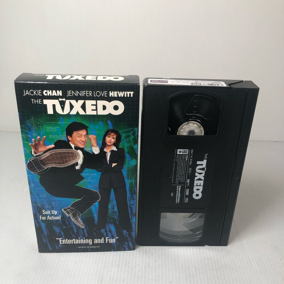 The Tuxedo VHS 2002 Action Comedy Jackie Chan DreamWorks