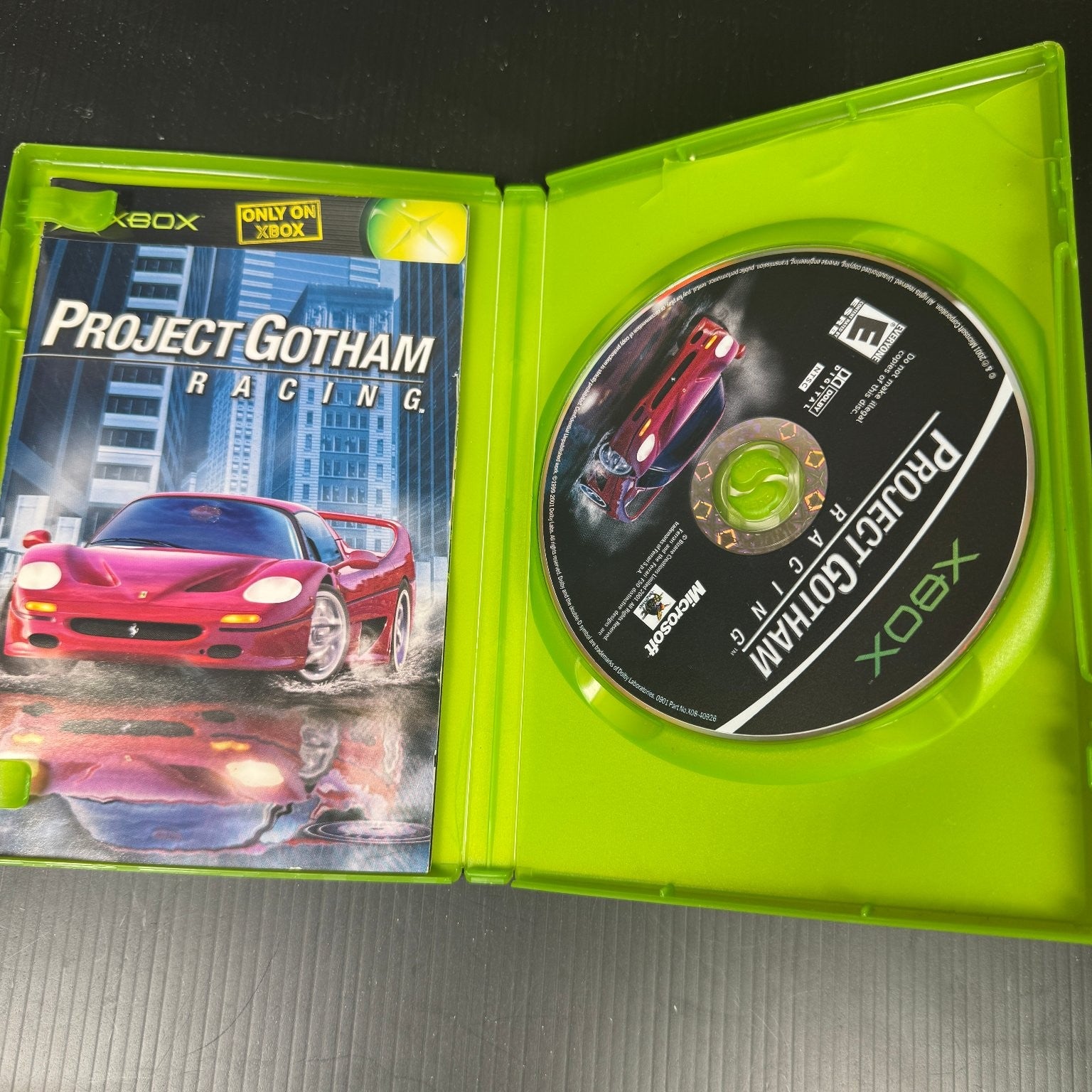 Project Gotham Racing Xbox Complete CIB Video Game Only Multiplayer Racing