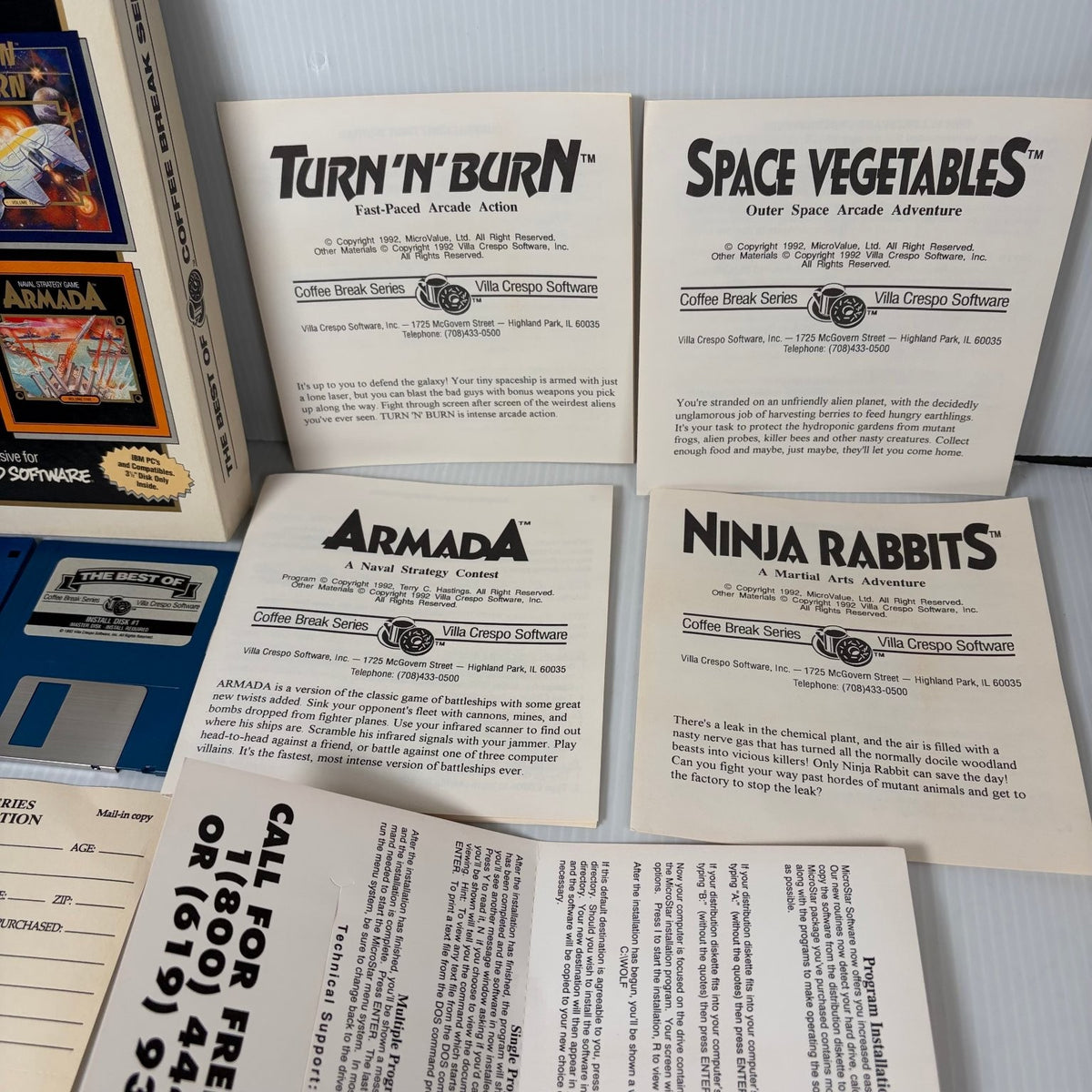The Best of Coffee Break Series Big Box PC Ninja Rabbits Space Vegetables Armada